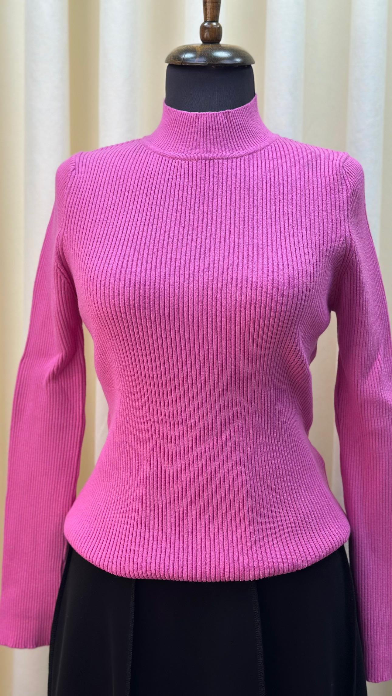 GHİSA SELANİK TRİKO BLUZ 4368 PEMBE
