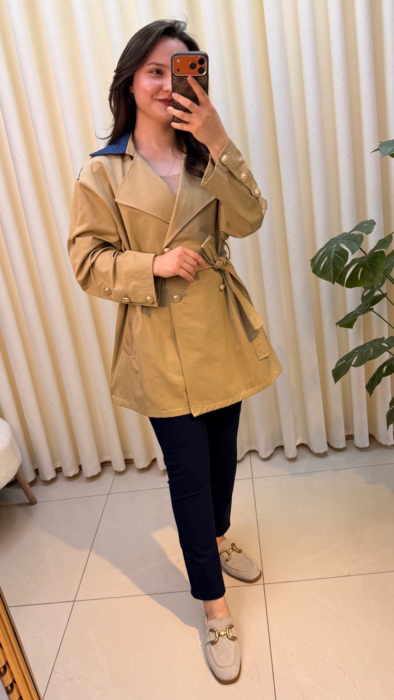 GHİSA TRENÇ 2690 CAMEL
