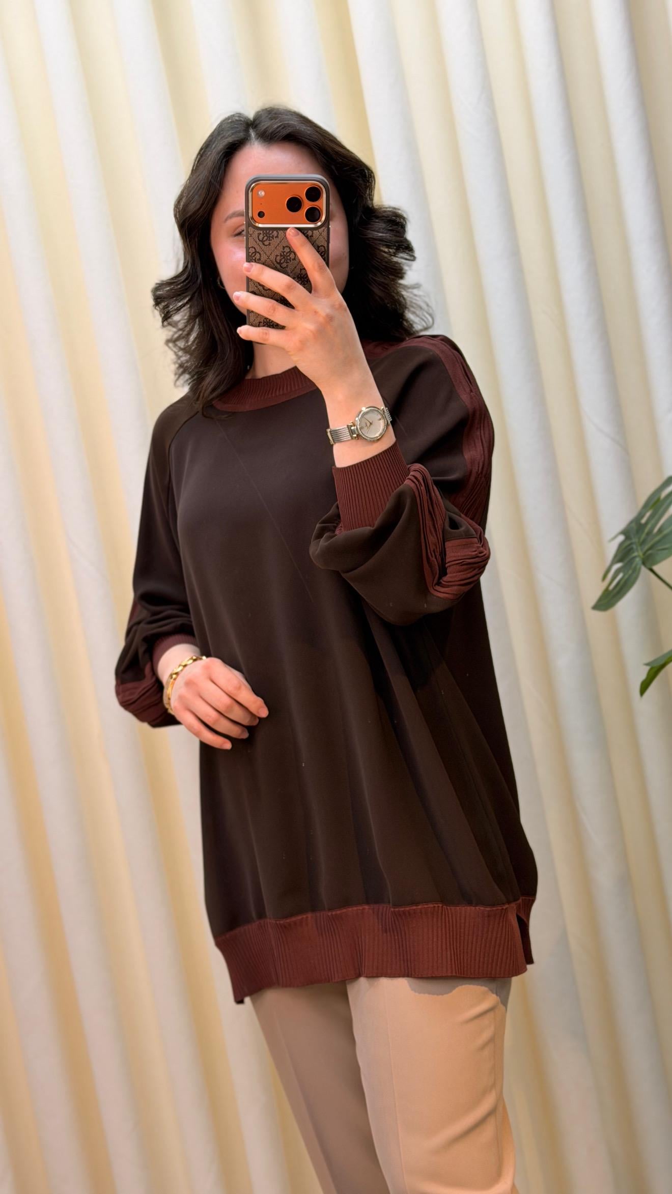 GHİSA TUNİK 4321 KAHVE