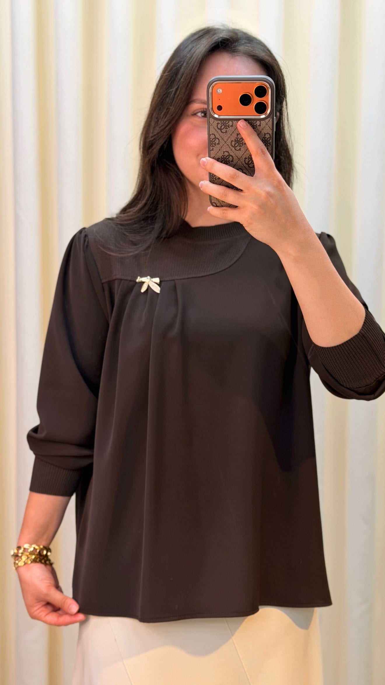 GHİSA TUNİK 4466 KAHVE