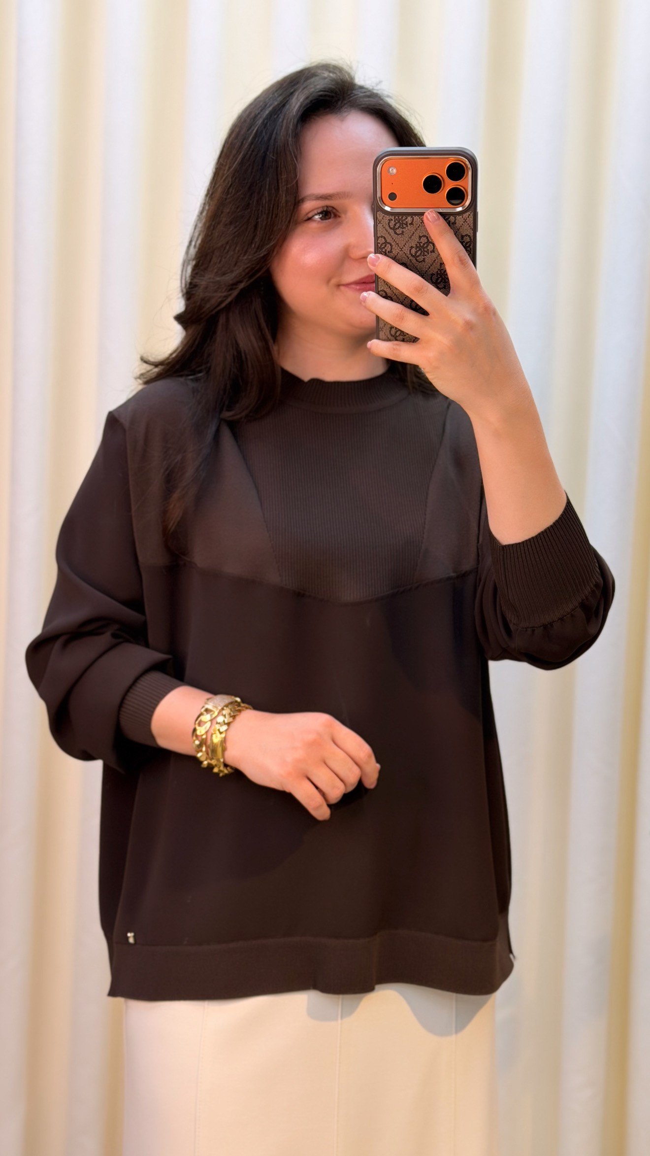 GHİSA TUNİK 4467 KAHVE
