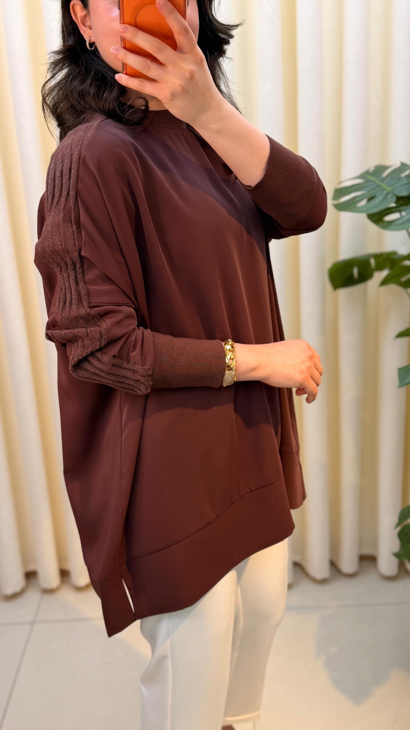 GHİSA TUNİK 4831 KAHVE