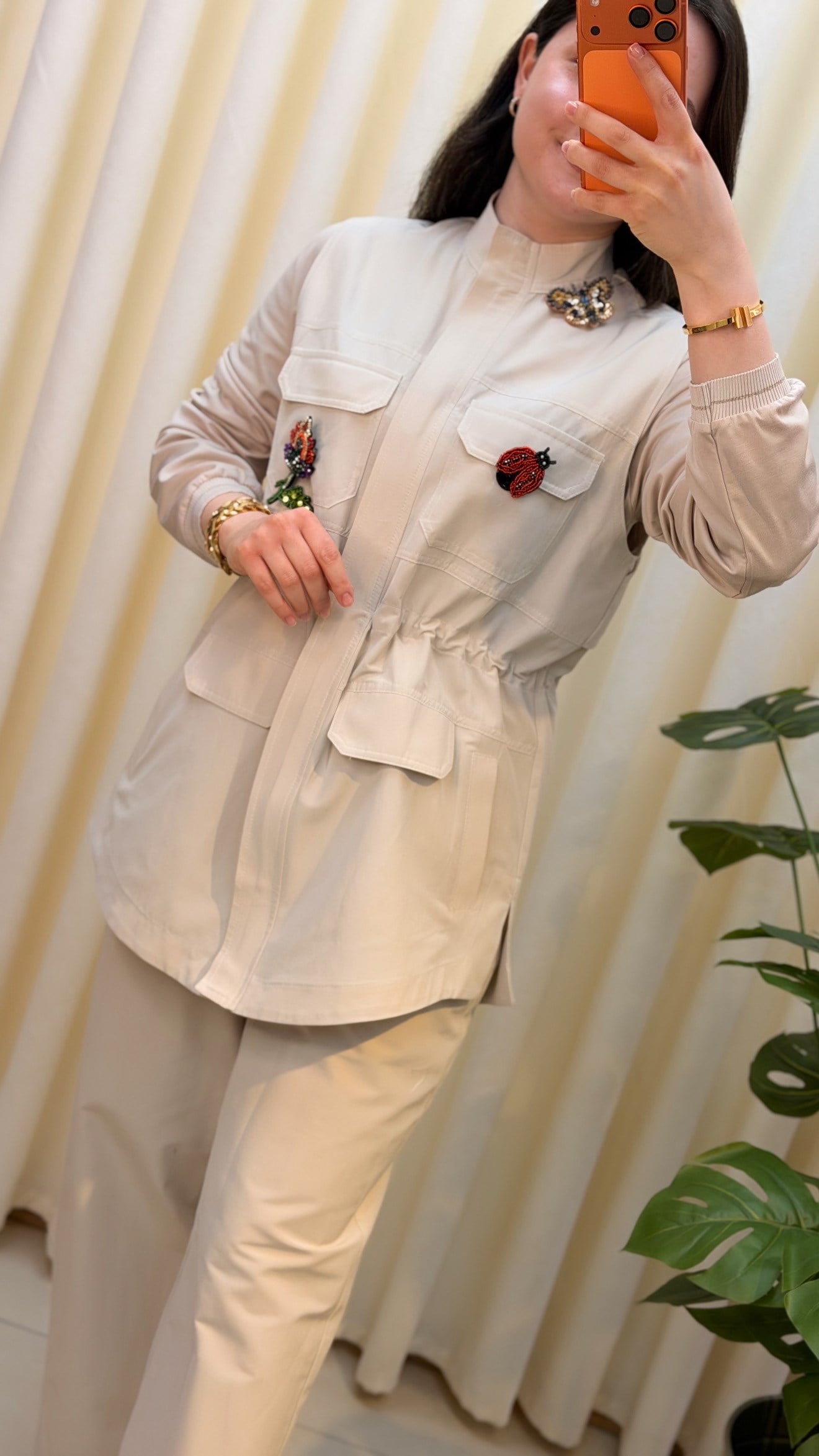 GHİSA YELEKLİ TAKIM 9175 BEJ