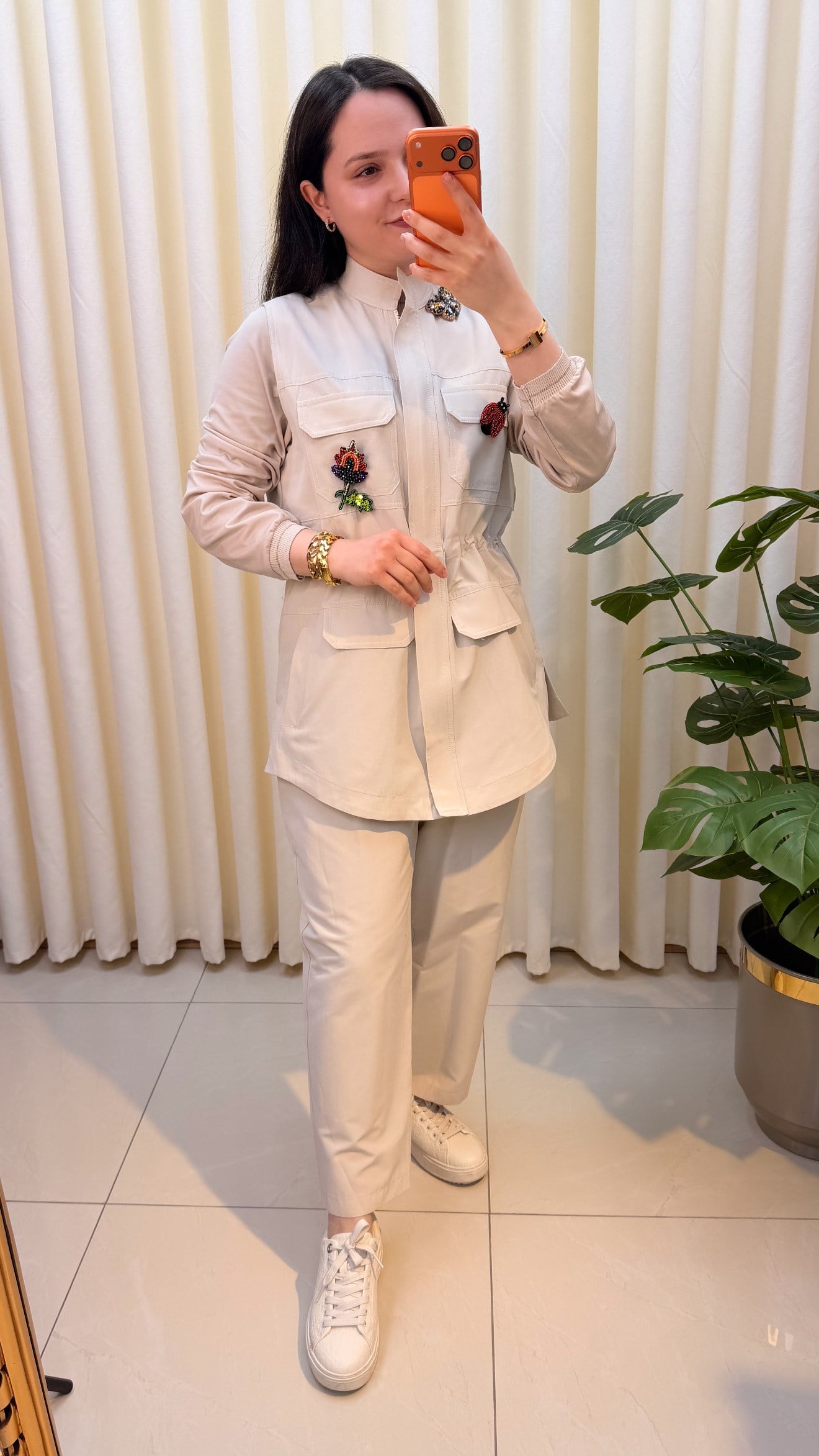 GHİSA YELEKLİ TAKIM 9175 BEJ