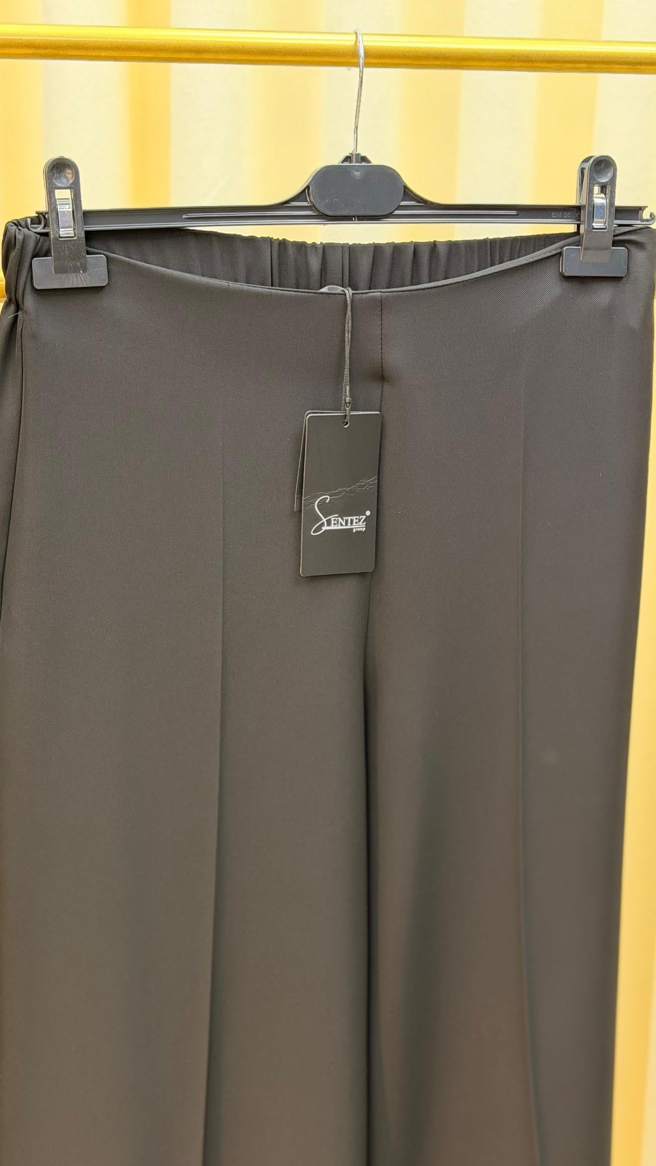 SENTEZ KISA GENİŞ PAÇA PANT. 5386 SİYAH
