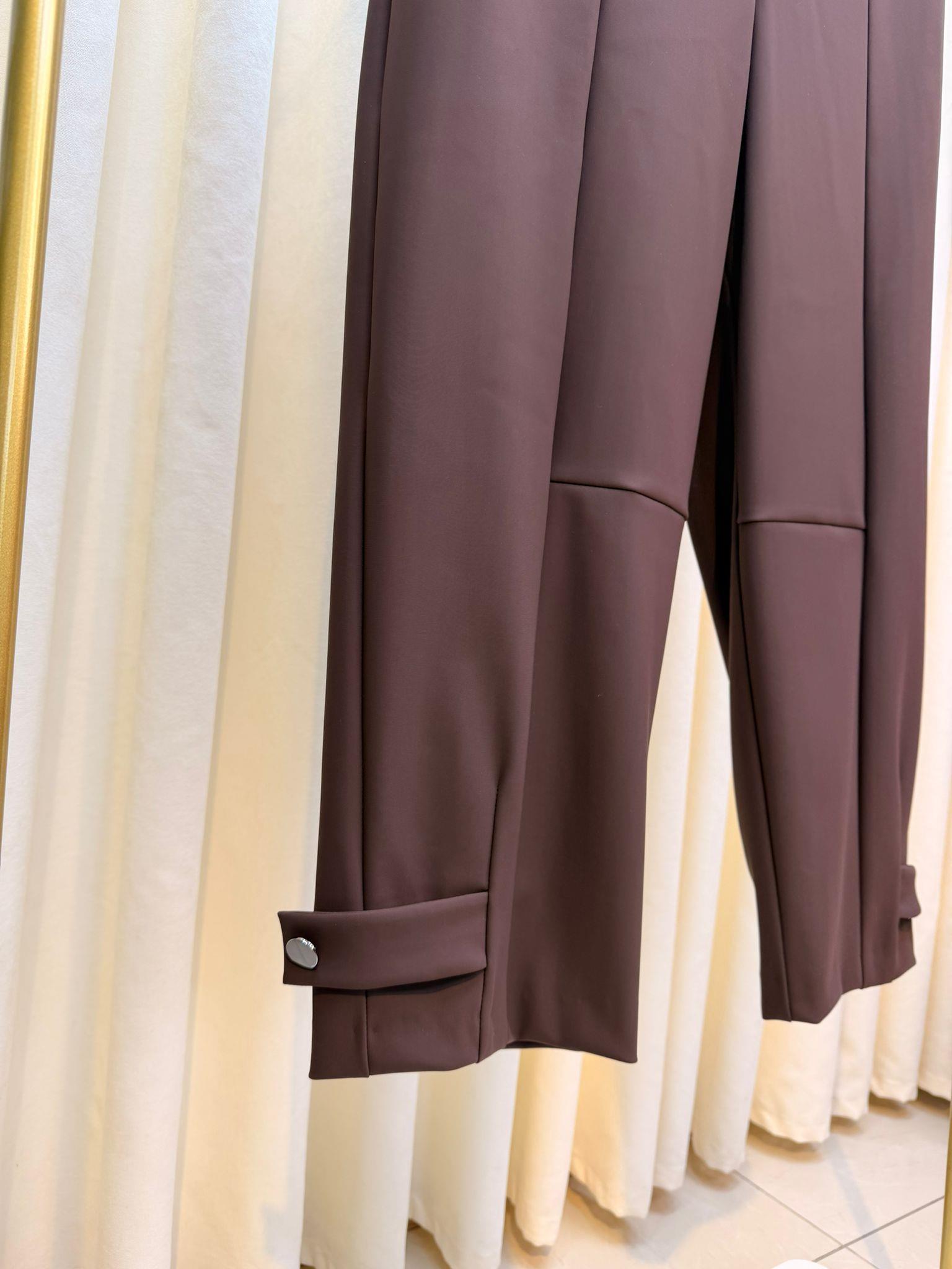SENTEZ NİRVANA PAÇASI APOLETLİ PANTALON KAHVE