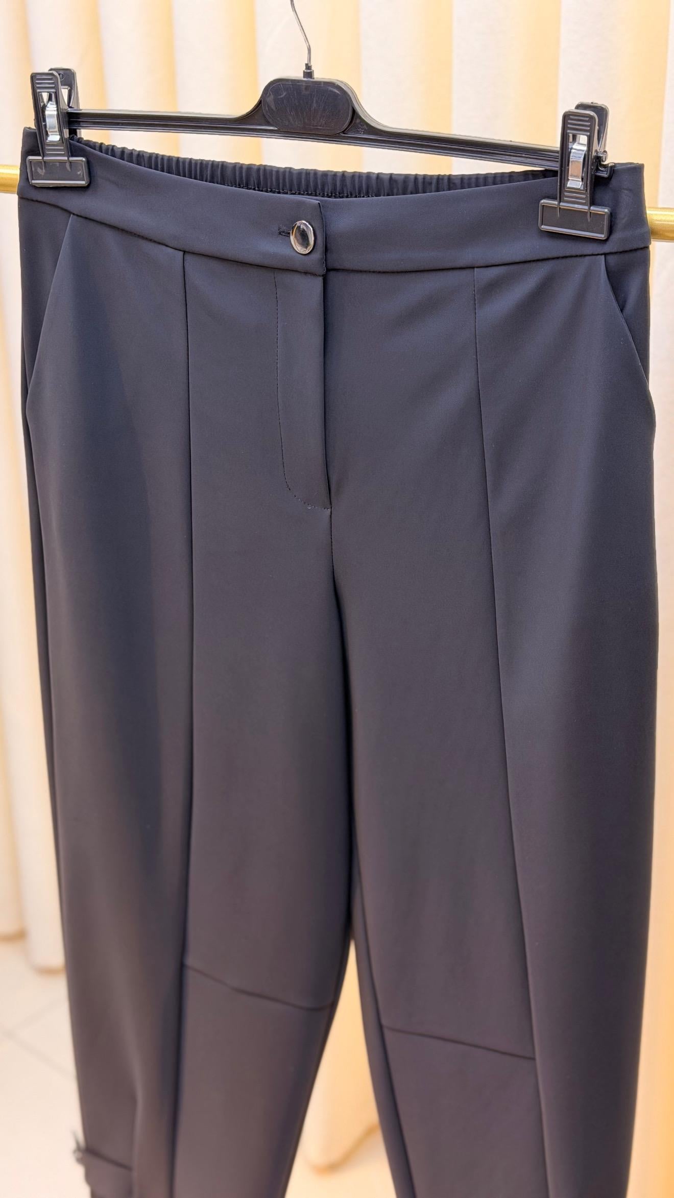 SENTEZ NİRVANA PAÇASI APOLETLİ PANTALON 5609  SİYAH