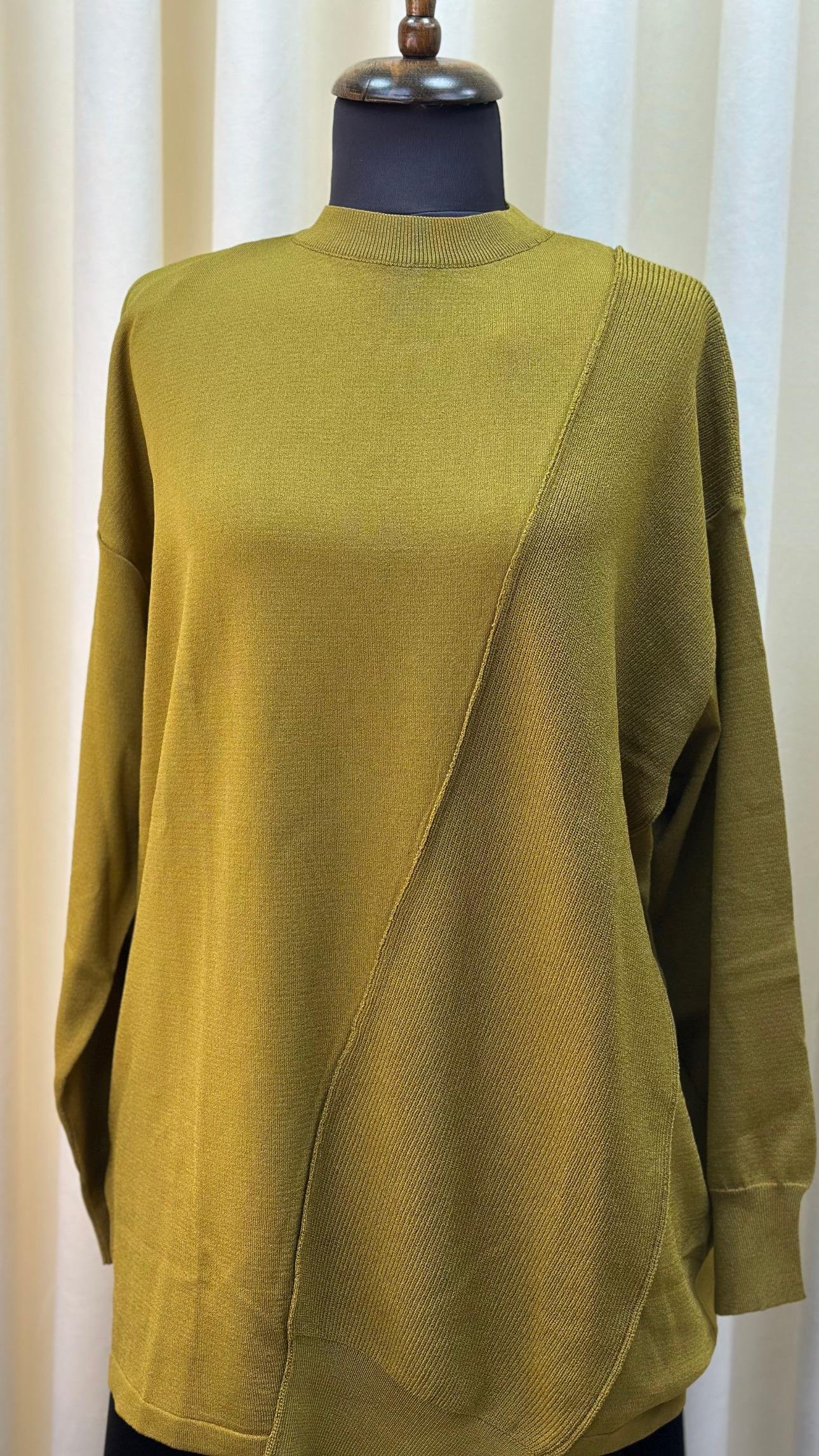 TIĞ TRİKO ÖRGÜ DETAYLI RAYON TUNİK 21872 ASİT