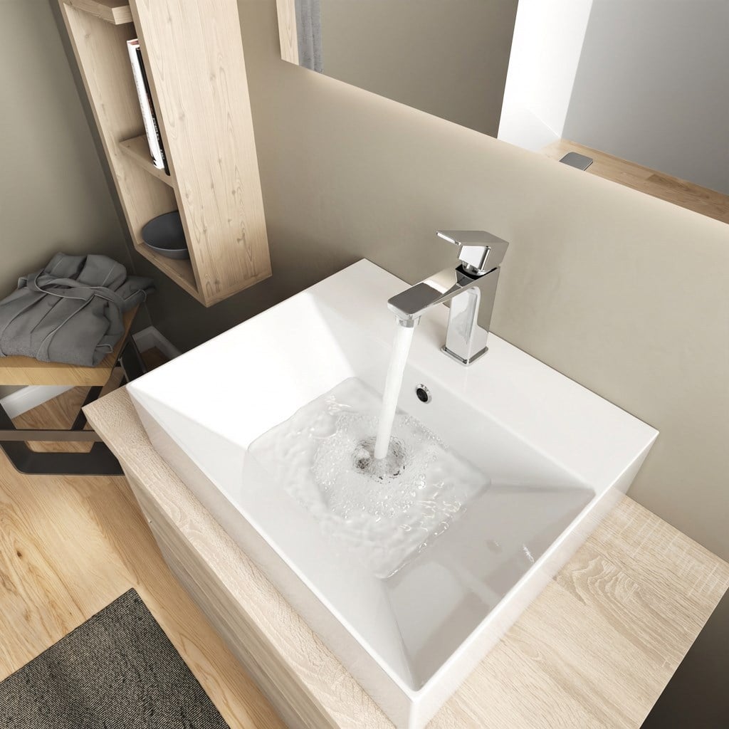 Adell Bloc Lavabo Bataryası -Parlak Krom-15940101