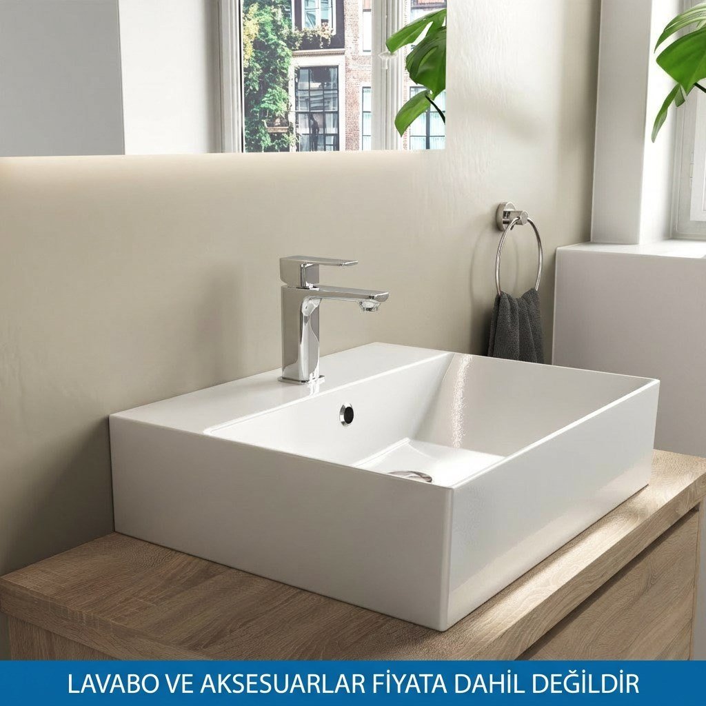 Adell Bloc Lavabo Bataryası -Parlak Krom-15940101