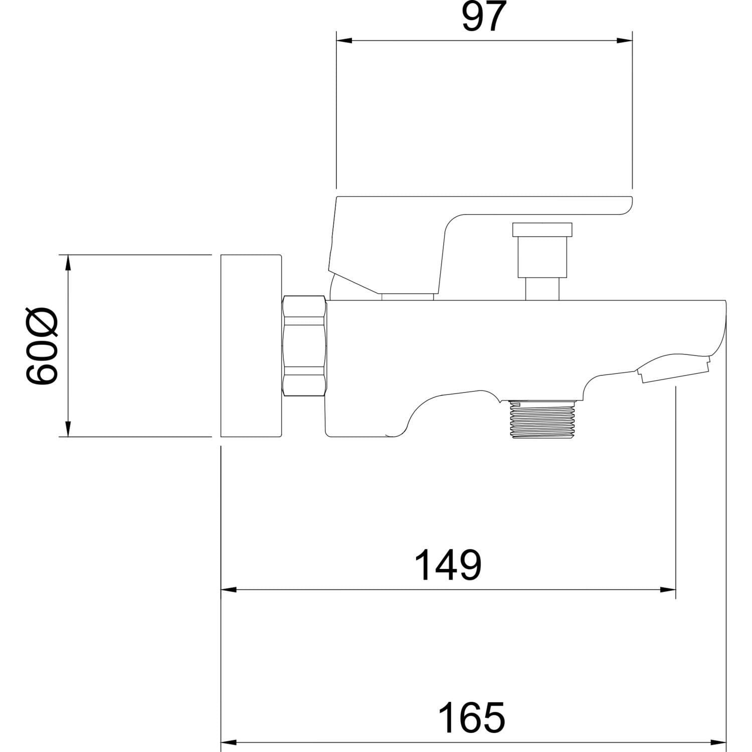 Adell Evo Banyo Bataryası - Parlak Krom | 15950501