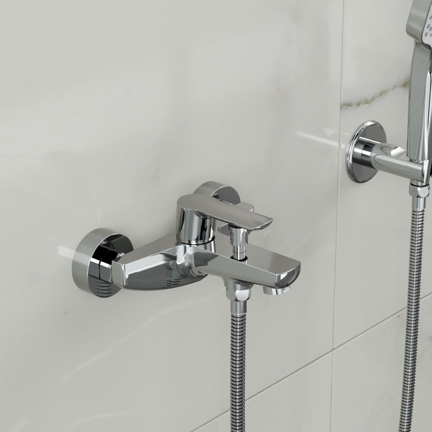 Adell Evo Banyo Bataryası - Parlak Krom | 15950501