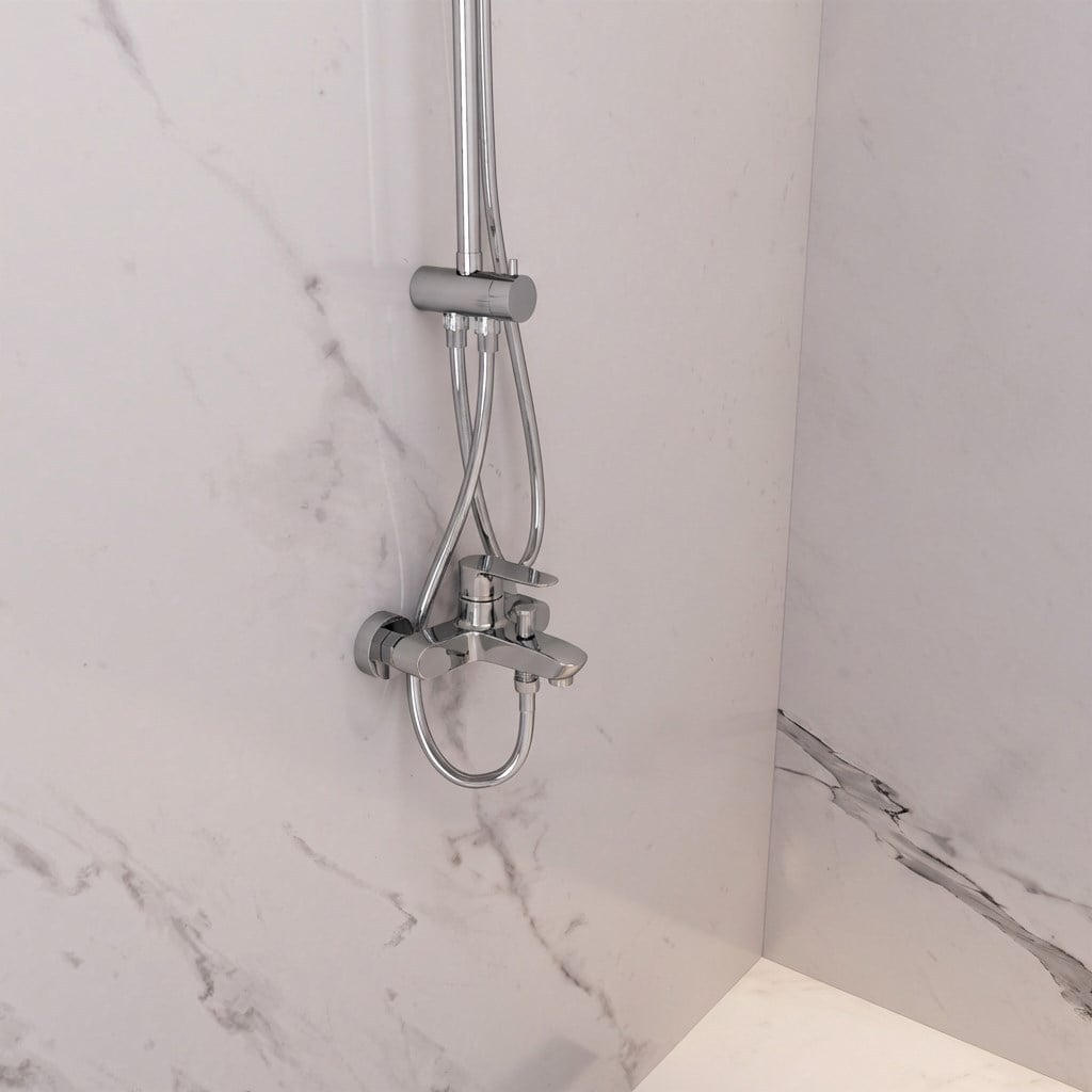 Adell Lea  Banyo  Bataryası -Parlak Krom-15920501