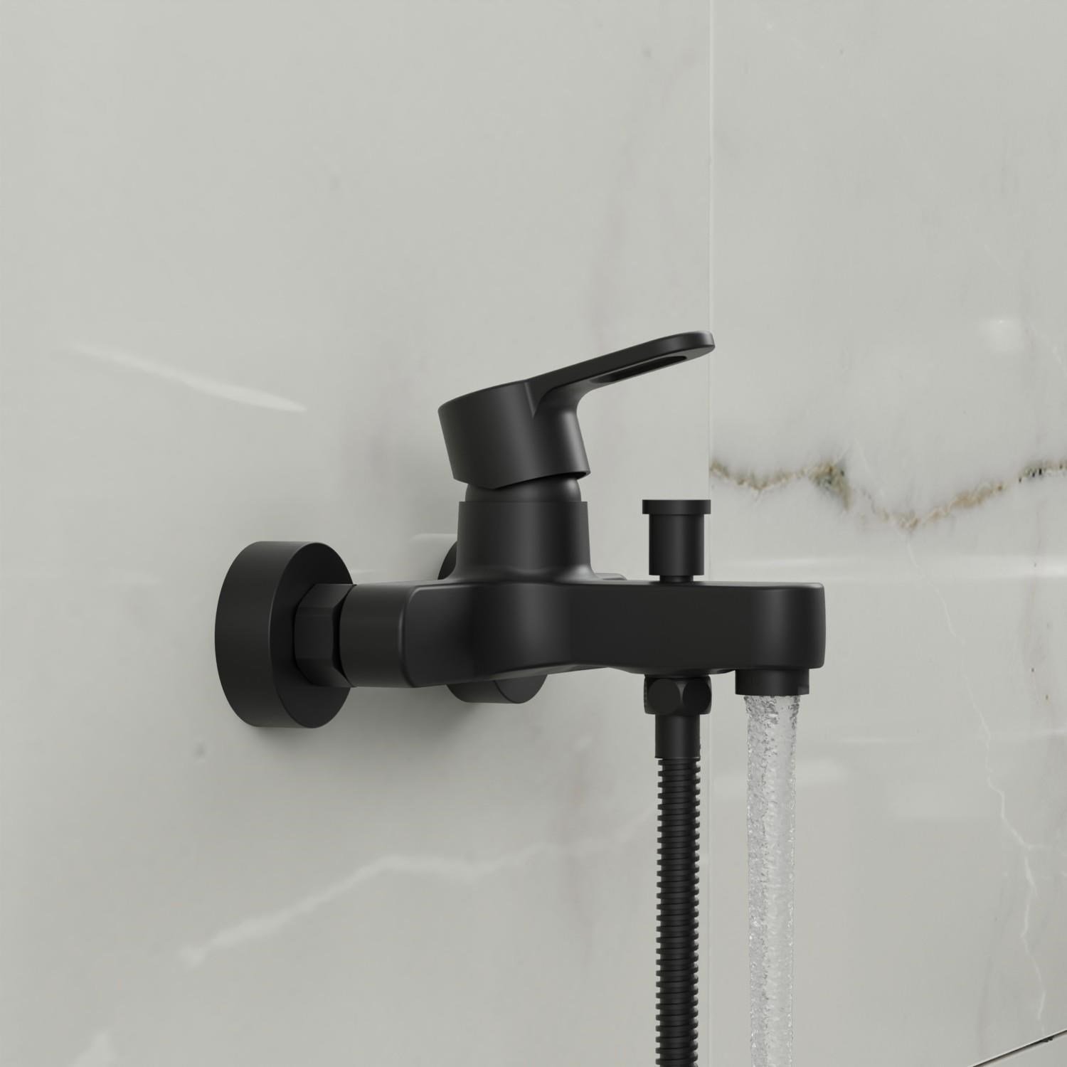 Adell Lento Banyo Bataryası - Mat Siyah | 154905024