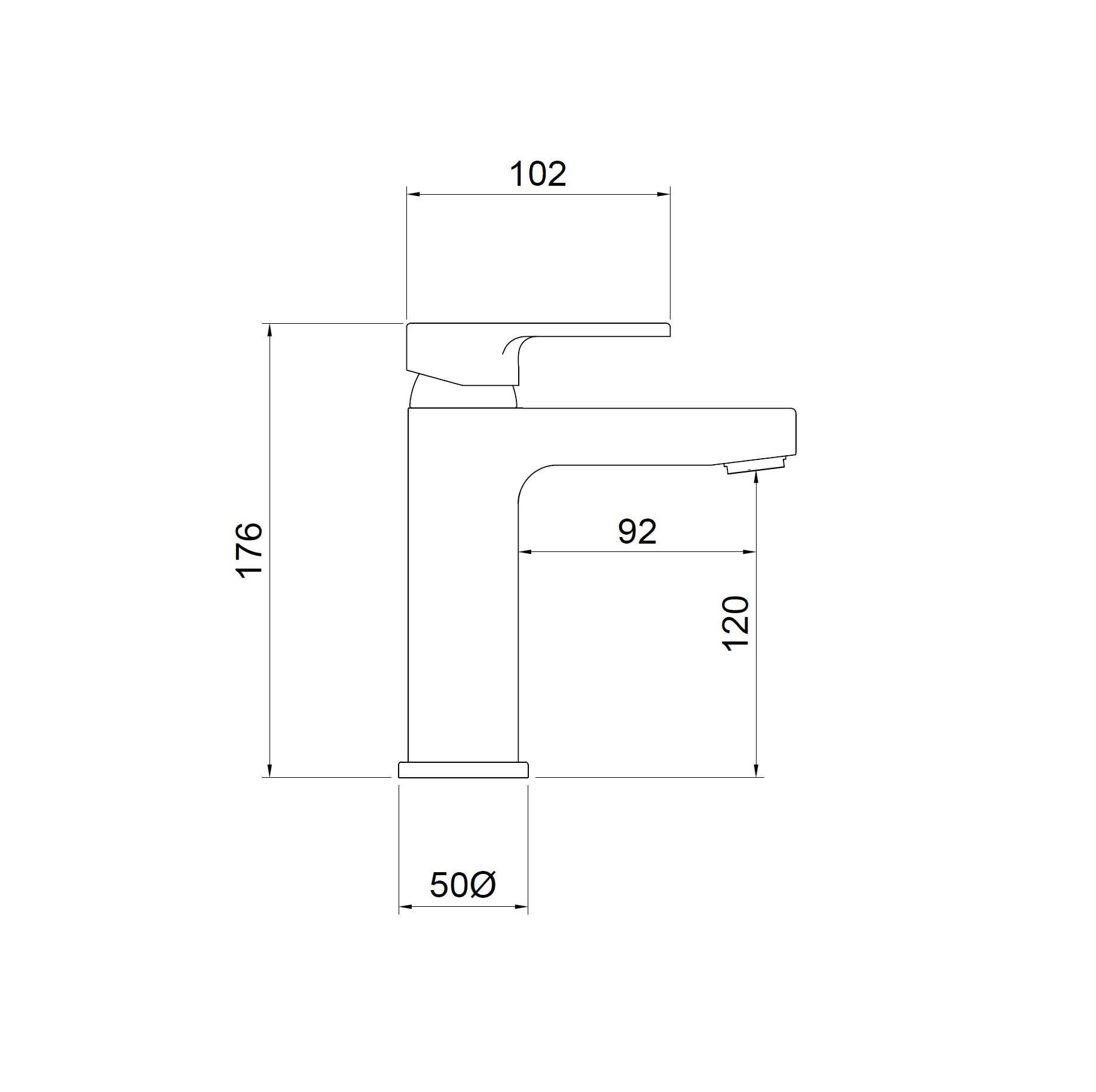 Adell Lento Lavabo Bataryası - Medium - Parlak Krom | 15490171