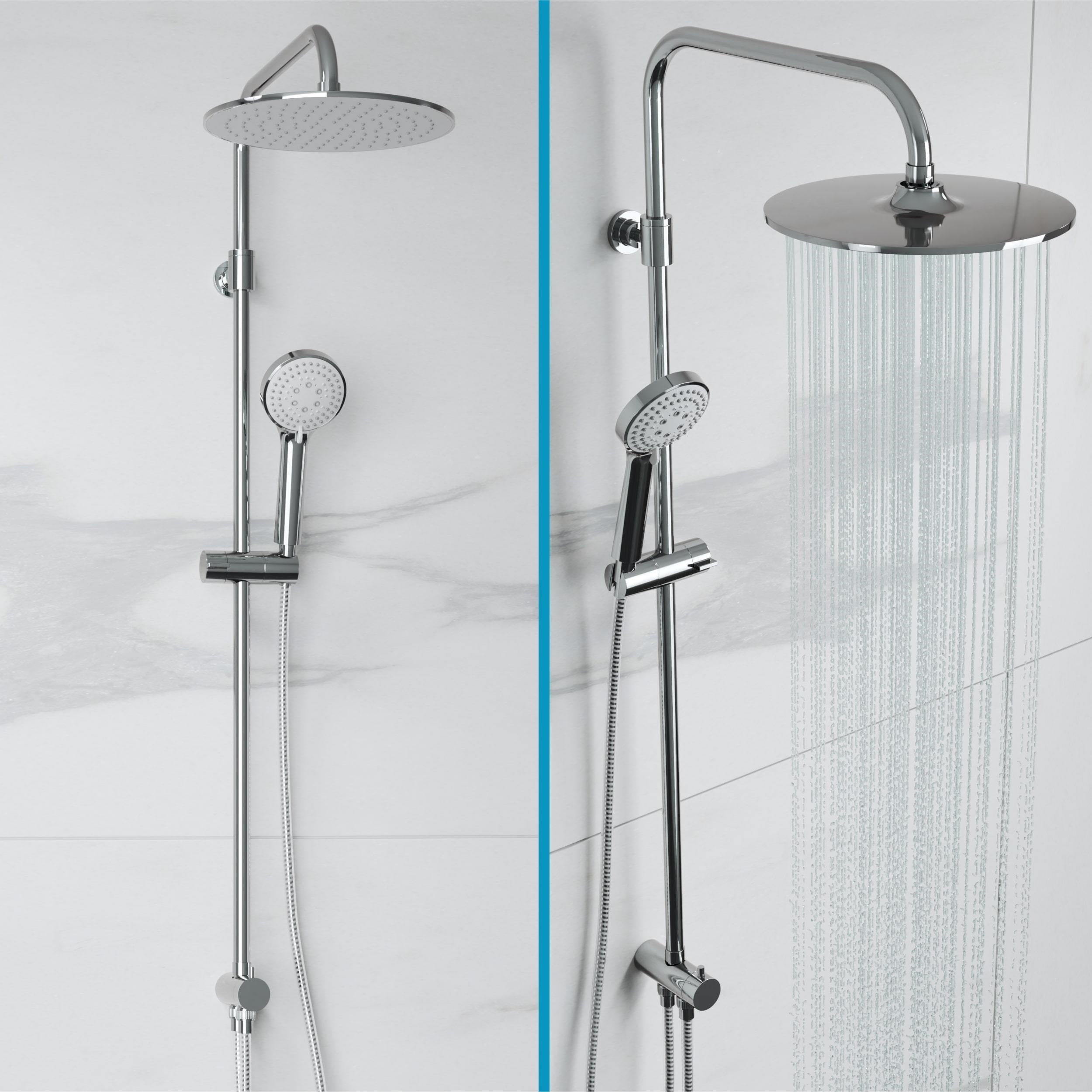 Adell Lido Rain Duş Sistemi -Krom | 15780201