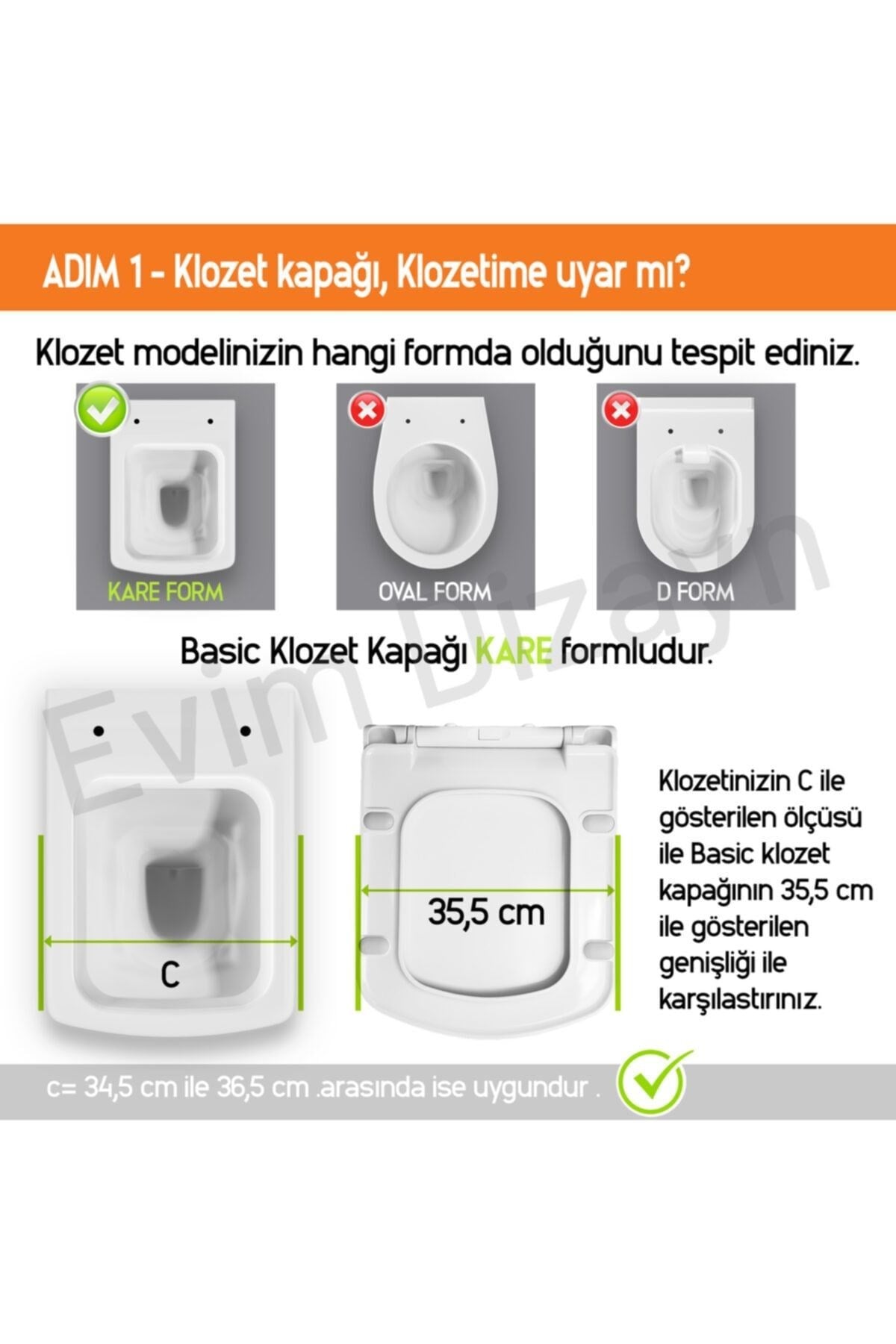 Aqua Bagno Basic Yavaş Kapanan Klozet Kapağı beyaz – Duroplast | 90.99.50.10