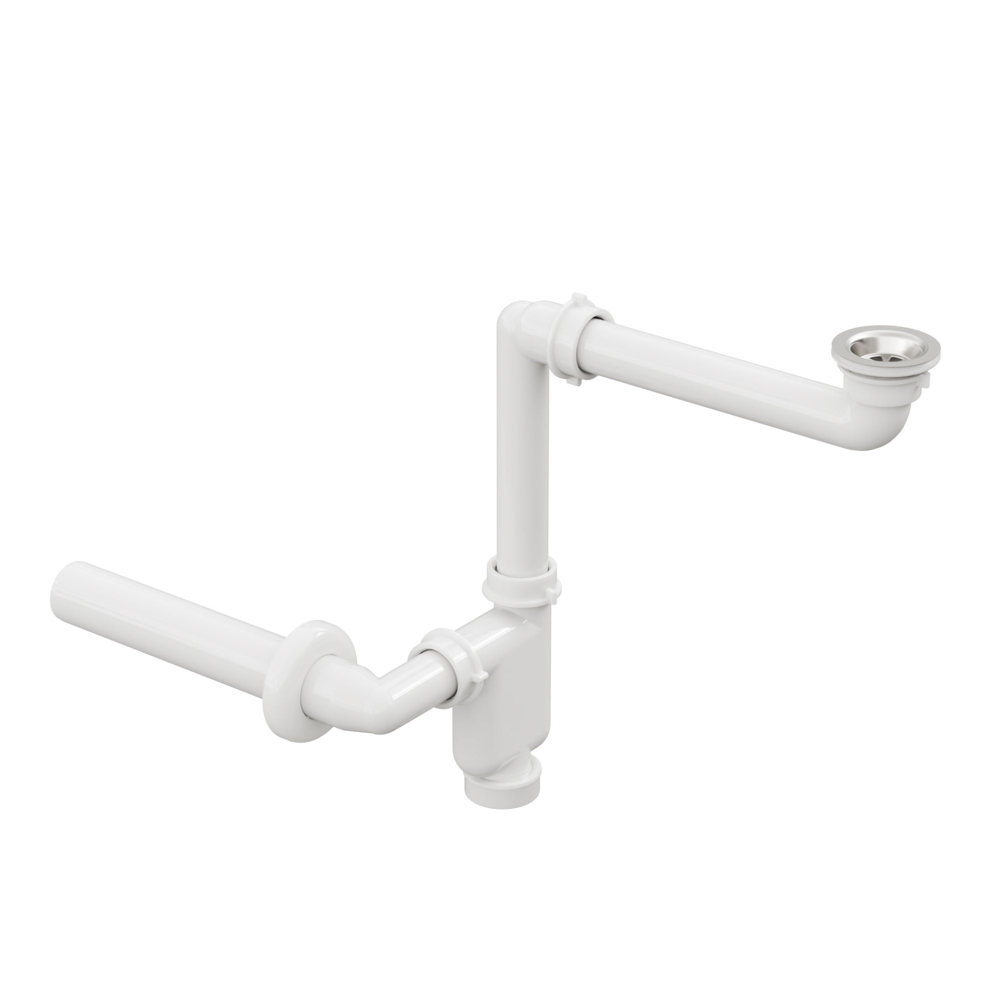 Aqua Bagno Comfort Yer Kazandıran Lavabo Sifonu ve Süzgeç - 2 Parça-90.99.60.08