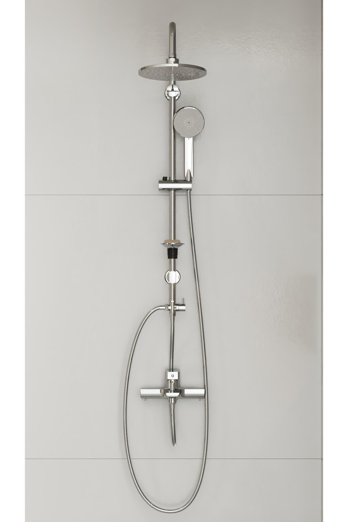 Aqua Bagno Neo Tepe Duşu Seti | 30.27.01.01.01