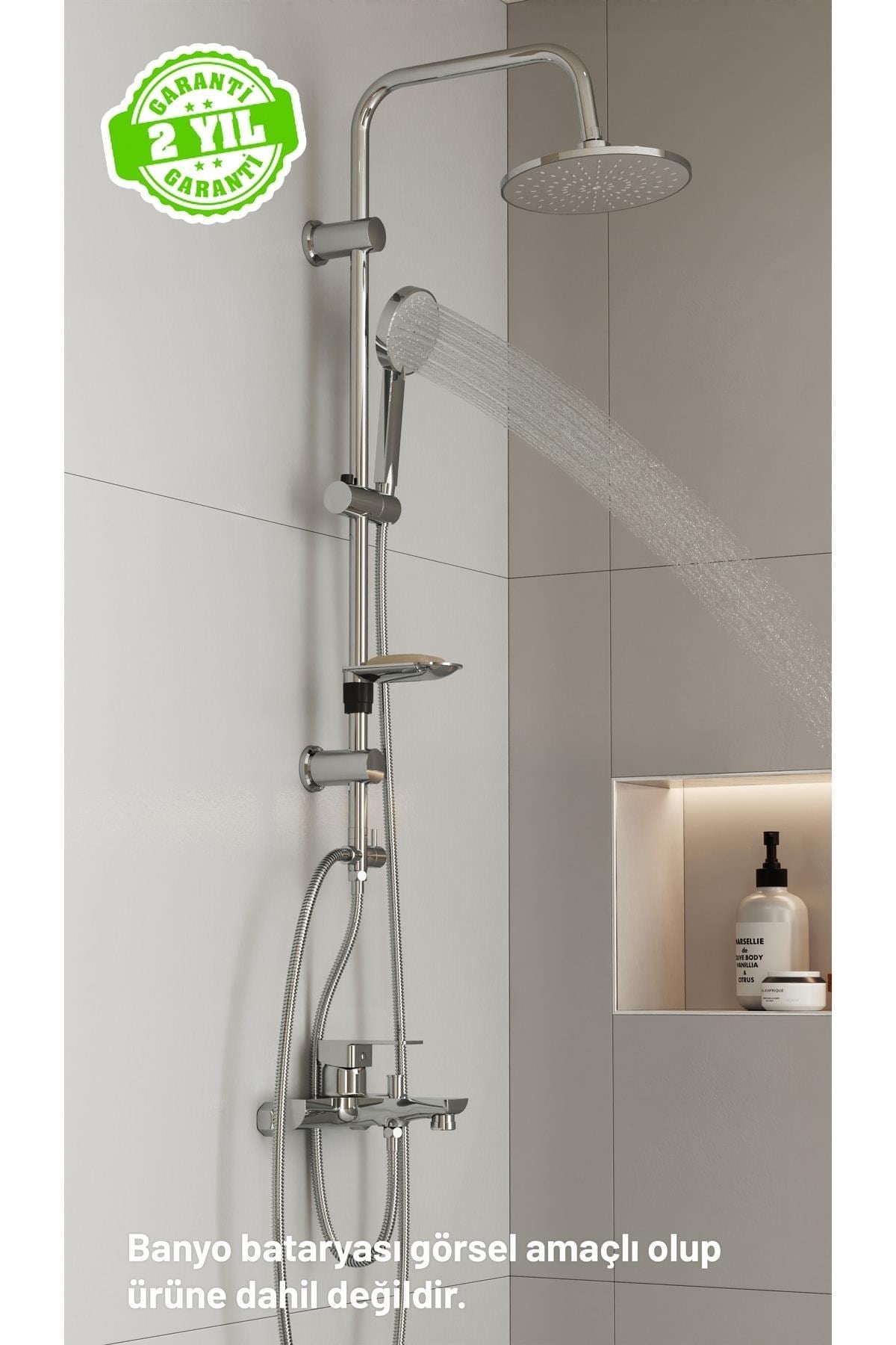 Aqua Bagno Neo Tepe Duşu Seti | 30.27.01.01.01