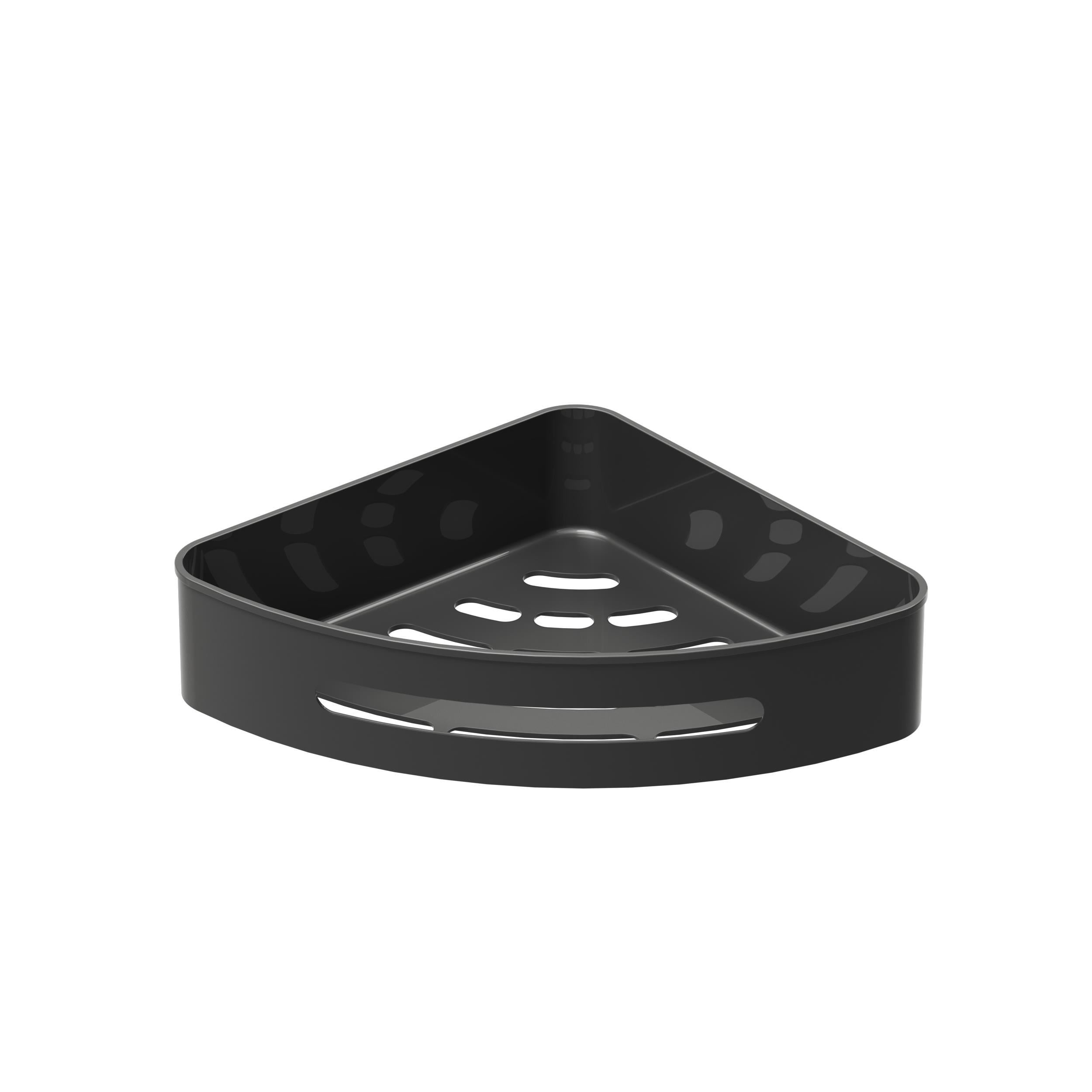 Aqua Bagno Smart Köşe Süngerlik 20x20 cm, Mat Siyah | 35.29.56.02.03