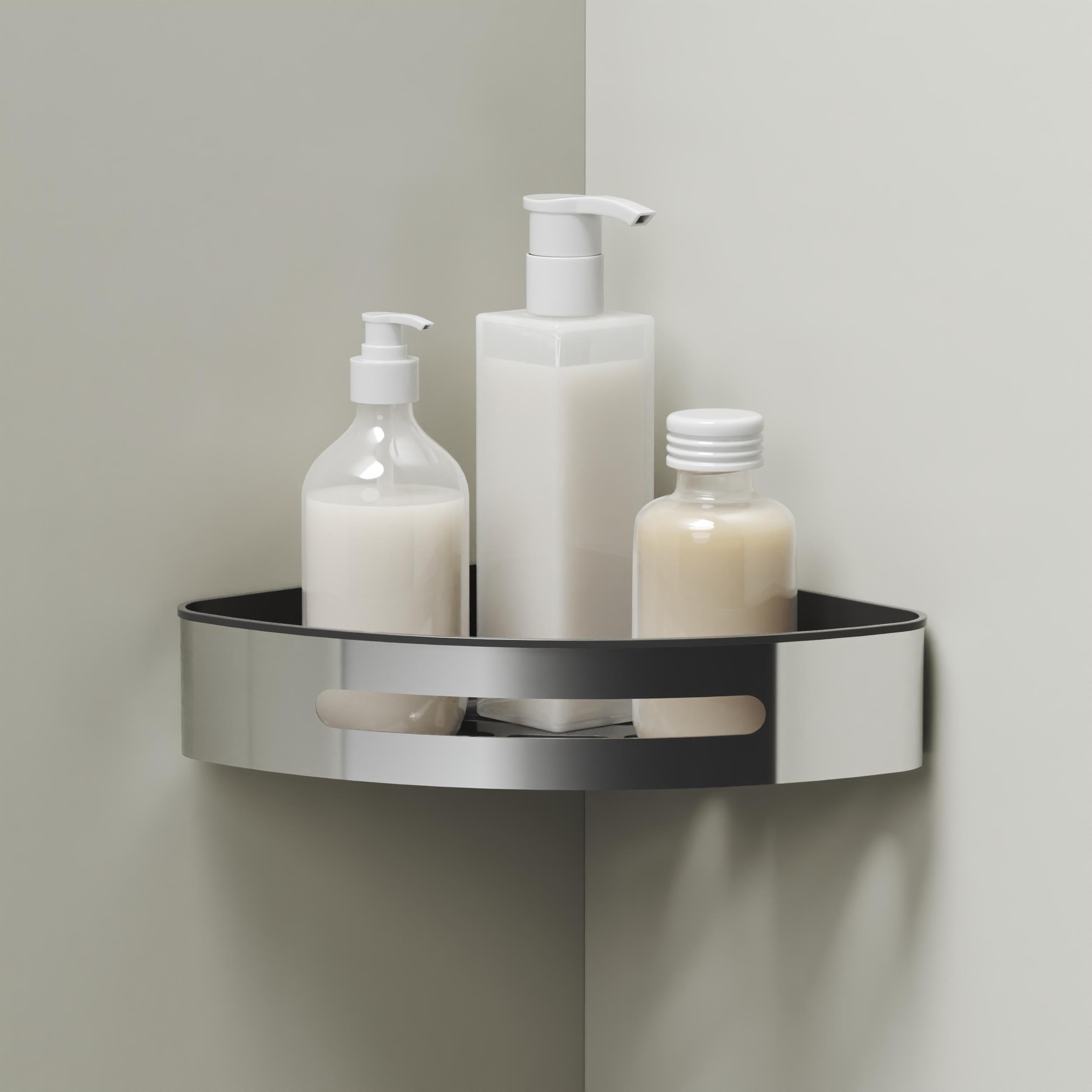 Aqua Bagno Smart Köşe Süngerlik 20x20 cm, Parlak Krom | 35.29.56.01.01