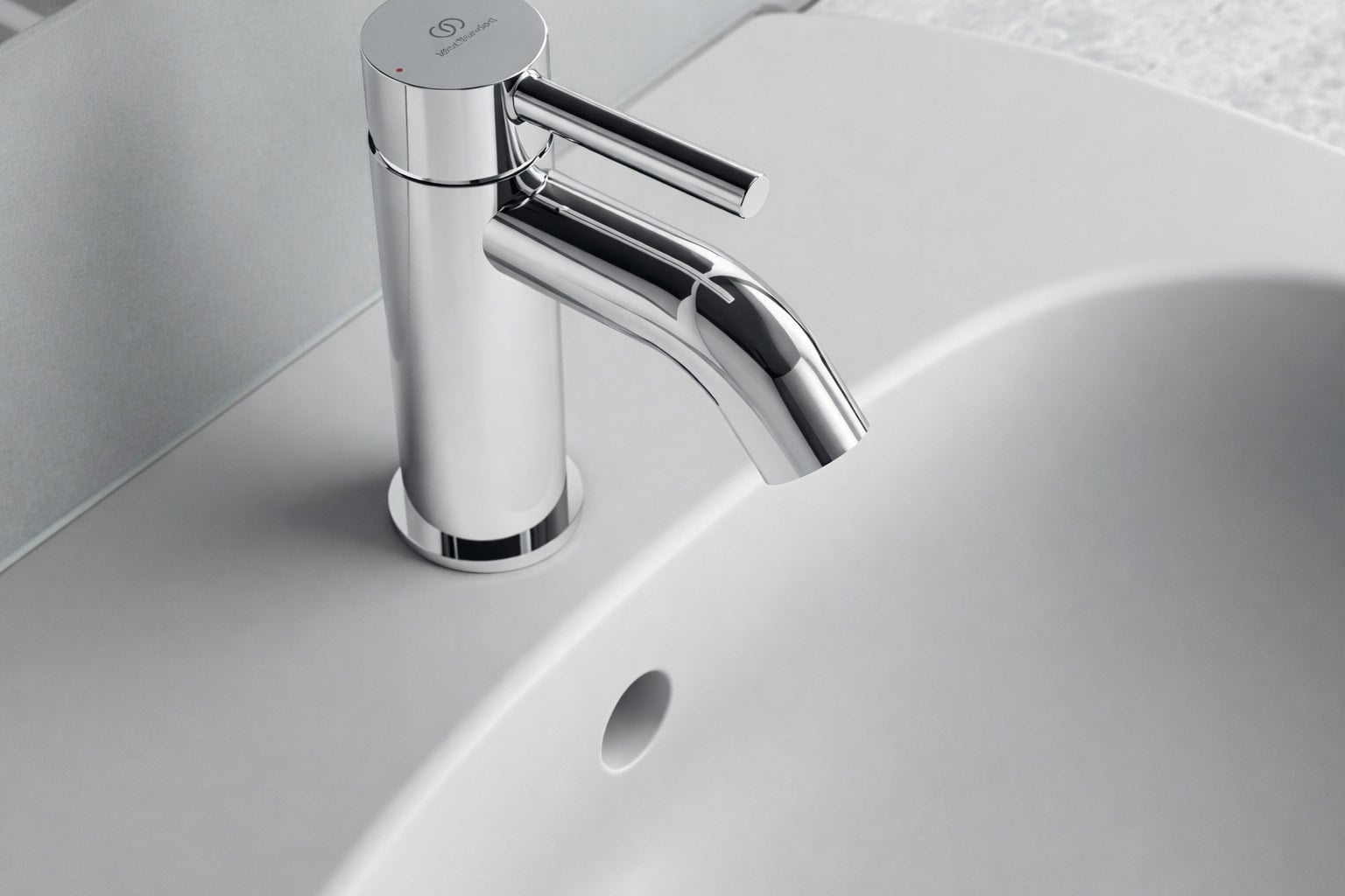 BC268AA Ceraline Lavabo Bataryası-Chrome-Sifon Kumandasız