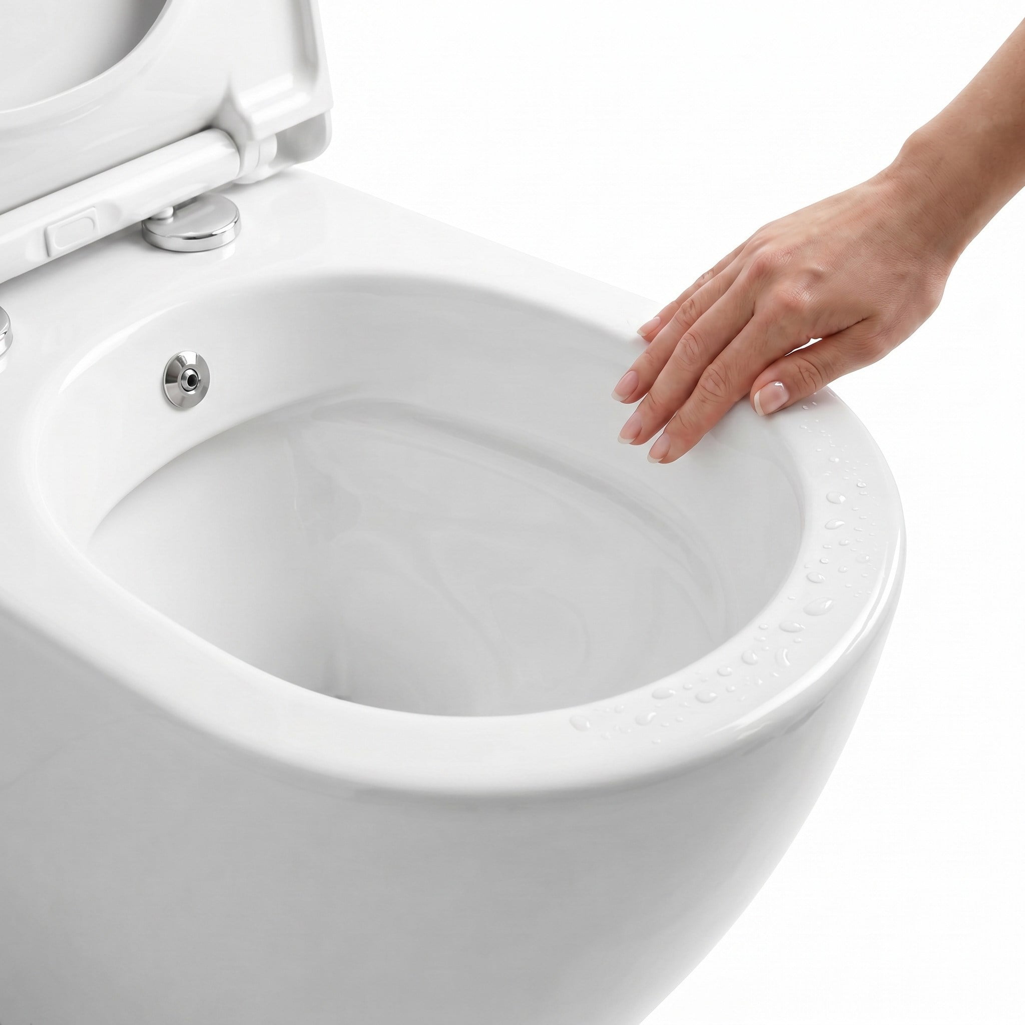 Dura Bagno Siena Asma Klozet Rimless 52,5 cm Yavaş Kapanır Kapak Dahil Beyaz | DBO.36.01.03.03