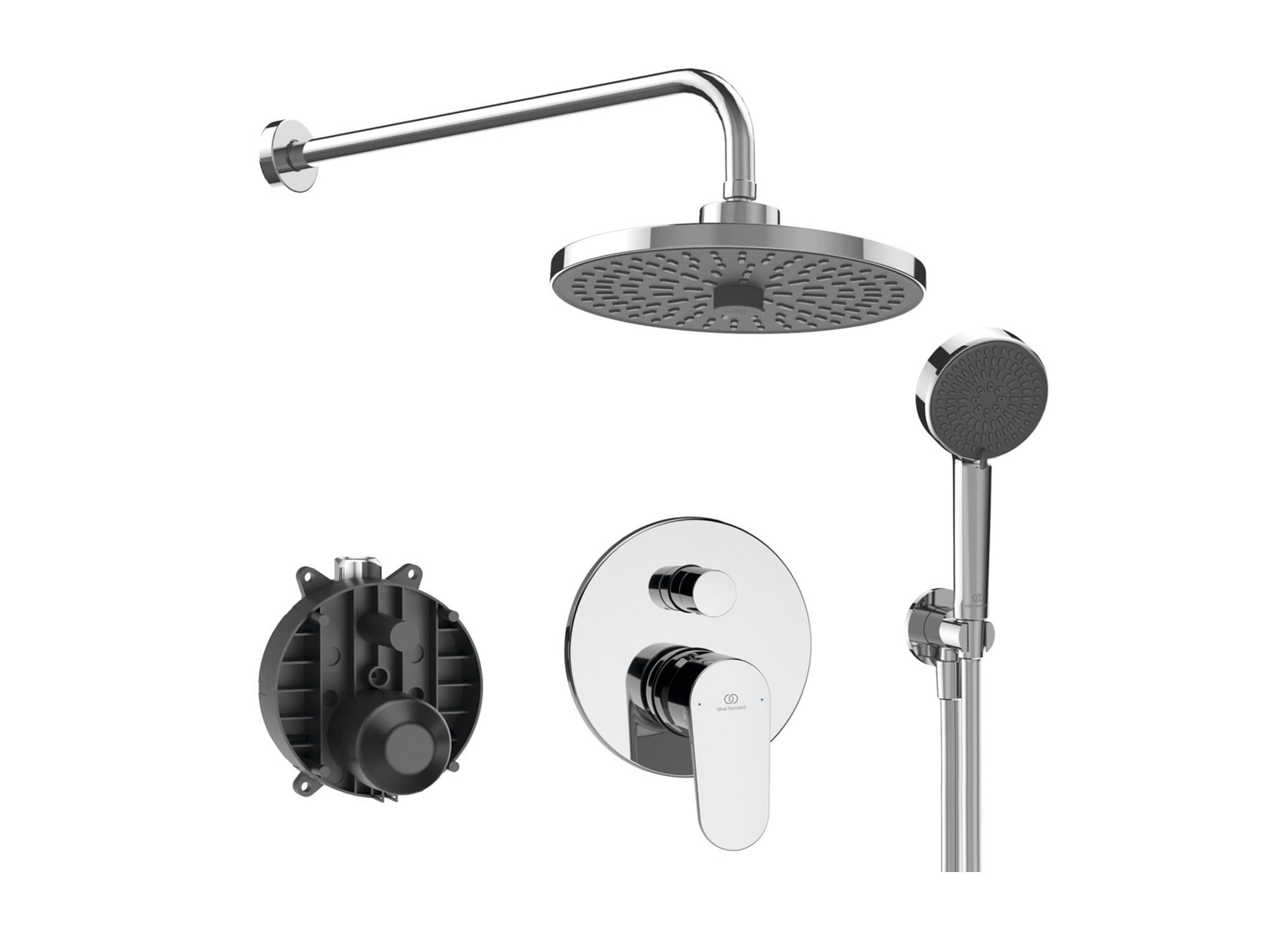 Ideal Standard BD828AA Cerafine O Ankastre Banyo Duş Sistemi Seti, Krom