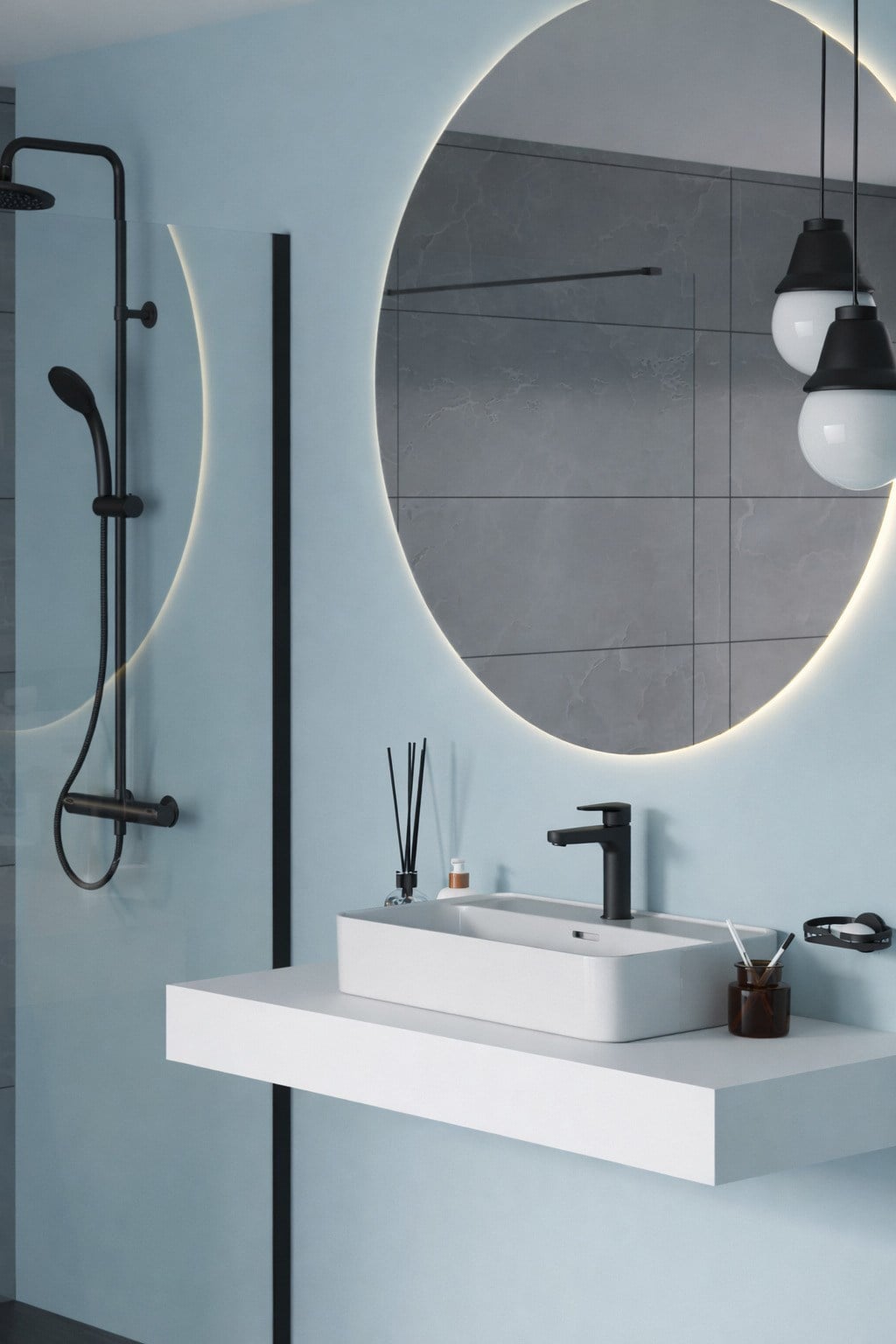 Ideal Standard Cerafine O Grande Yüksek Tip Lavabo Bataryası – Mat siyah (BC554XG)
