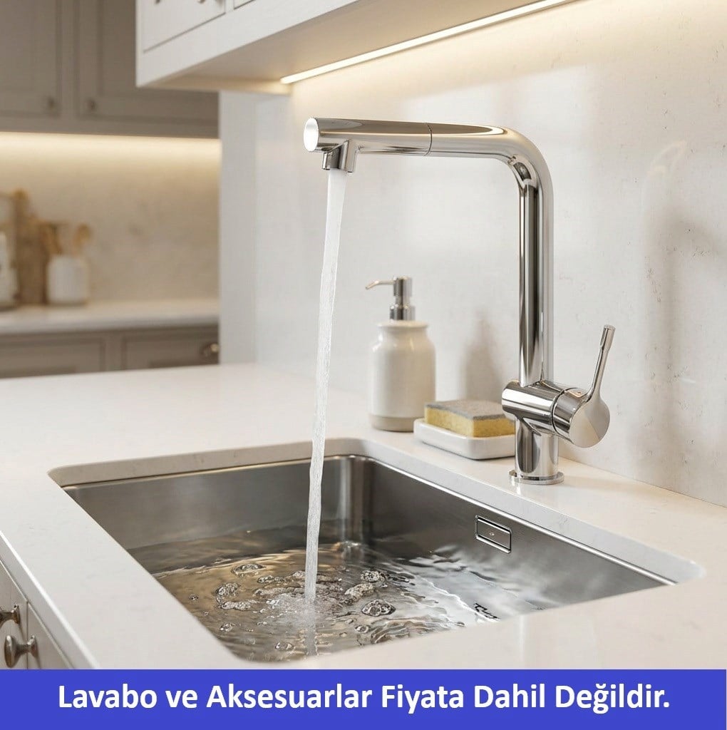 Ideal Standard Ceralook Spiralli Eviye Bataryası 1F-Krom | BC176AA