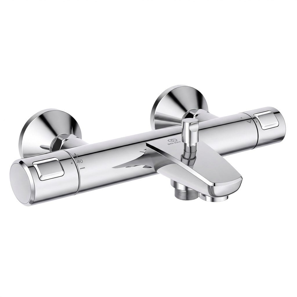 Ideal Standard Ceratherm T25 Termostatik Banyo Bataryası-Krom | A7206AA