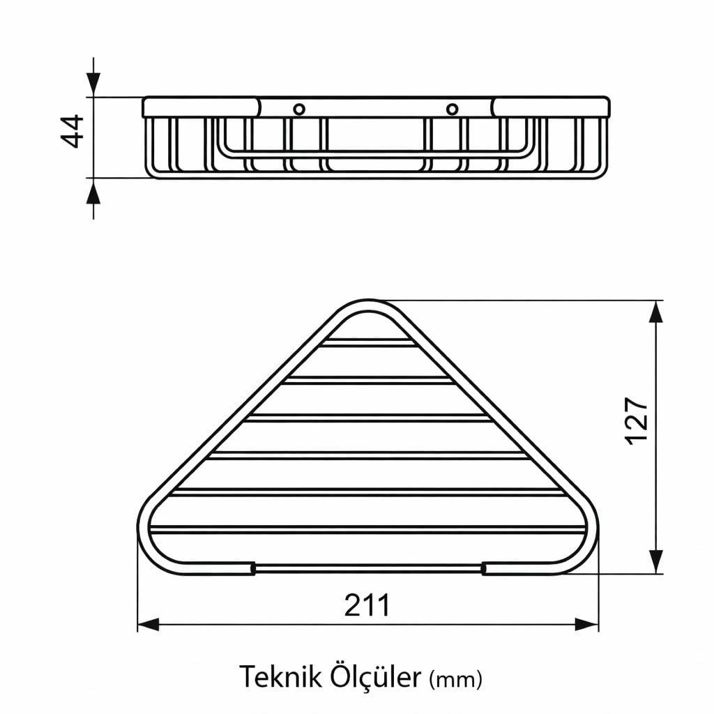 Ideal Standard Iom Köşe Süngerlik-Krom | A9105AA