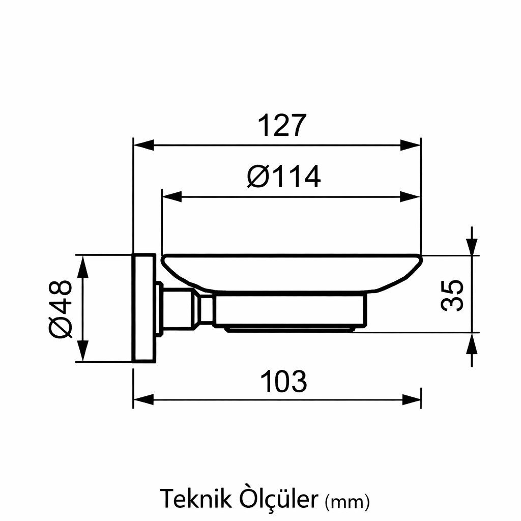 Ideal Standard Iom Sabunluk-Krom | A9122AA