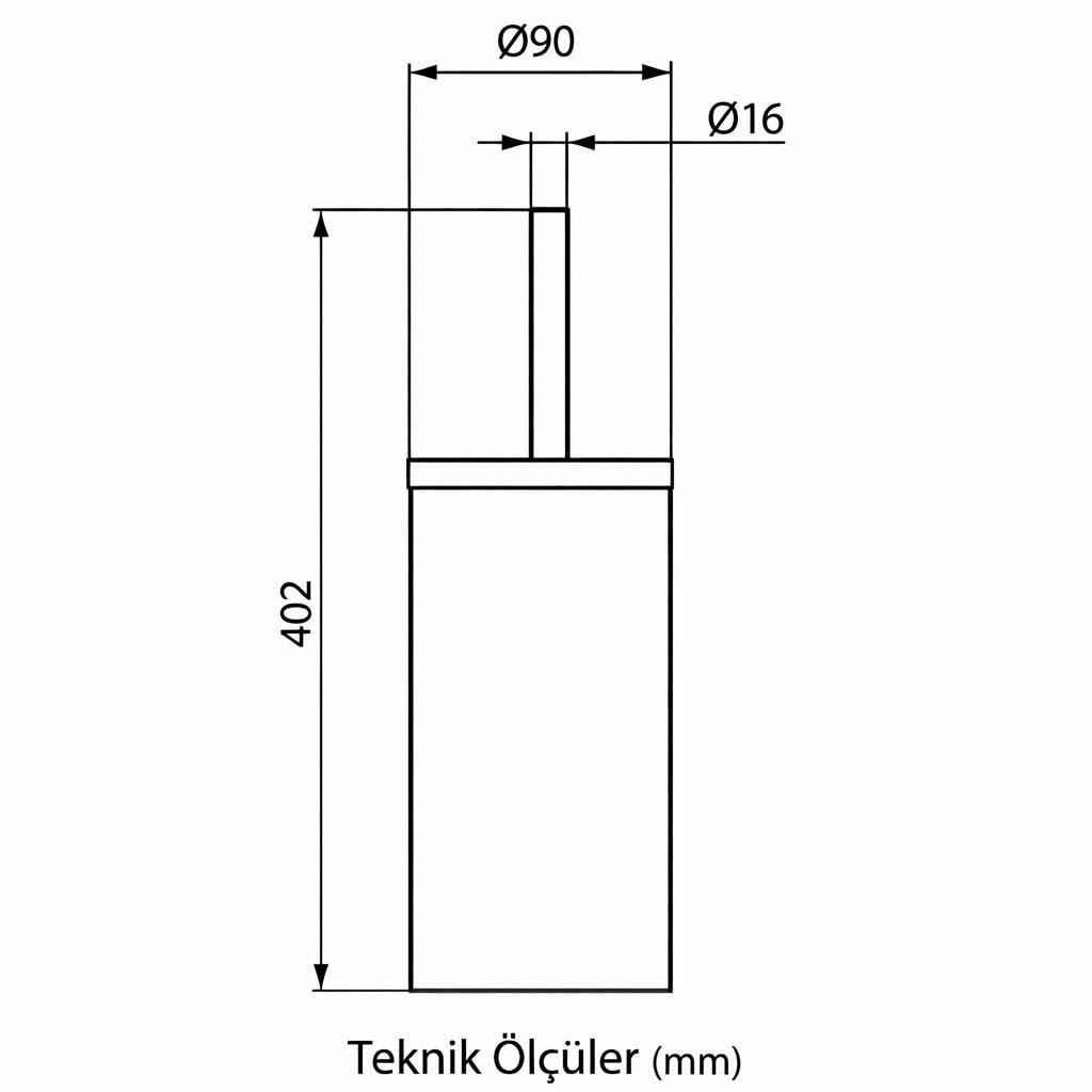 Ideal Standard Iom Tuvalet Fırçası-Krom | A9108MY