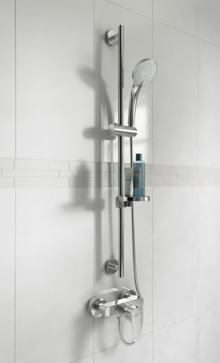 Idealrain Sürgülü Duş Seti 80mm-Chrome-3 fonksiyonlu | B9503AA