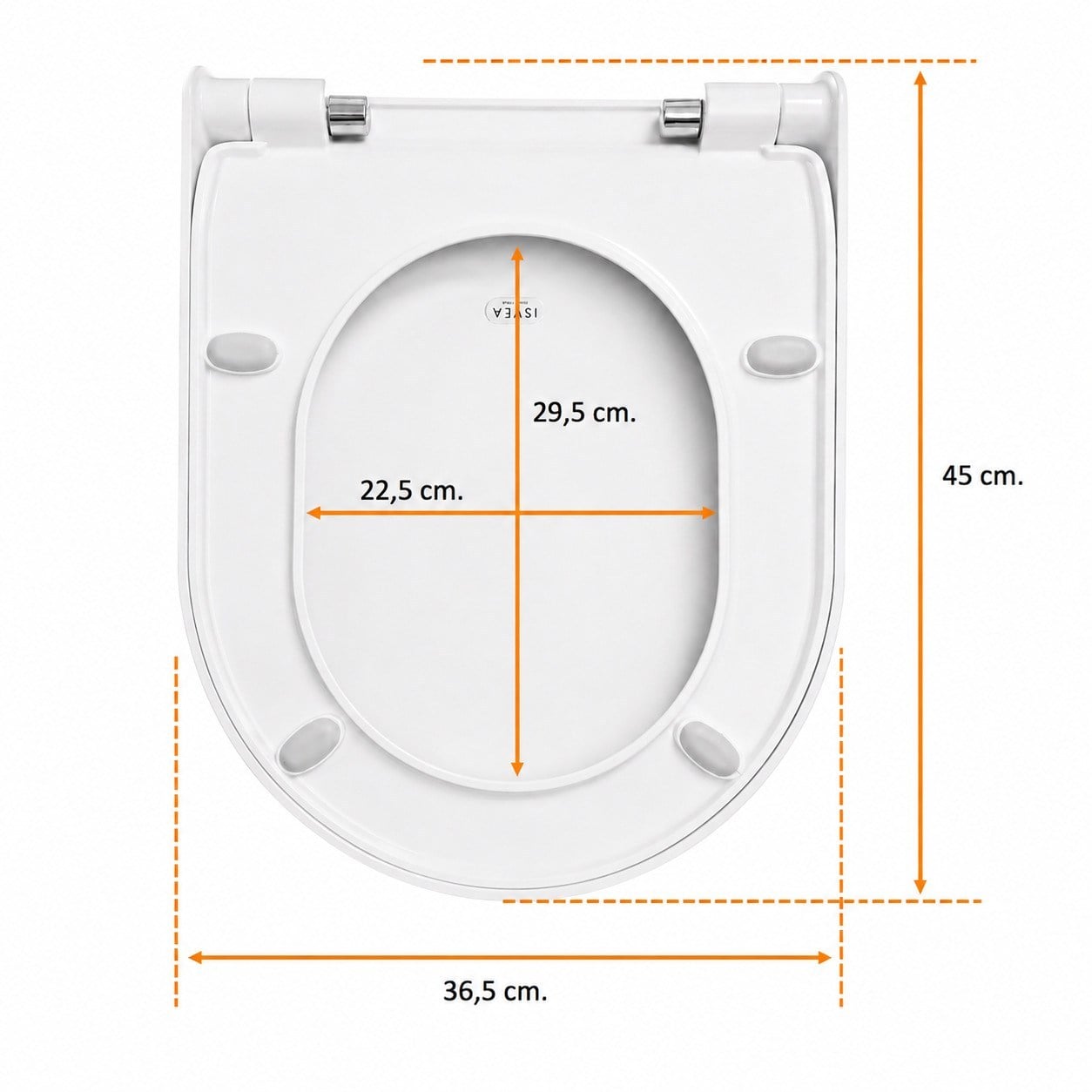 Isvea K30 DP Klz.Kaset Kap. Yvş.Kpn.T.Çıkar Beyaz | 40K30200I