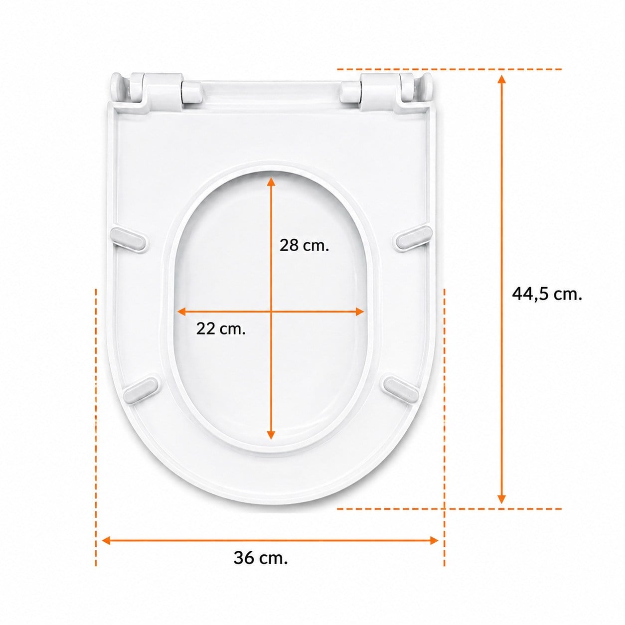 Isvea KF DP Klozet Kapağı 40KF0200I , Yavaş Kapanan. Tak Çıkar, Slim,Beyaz | 40KF02001I