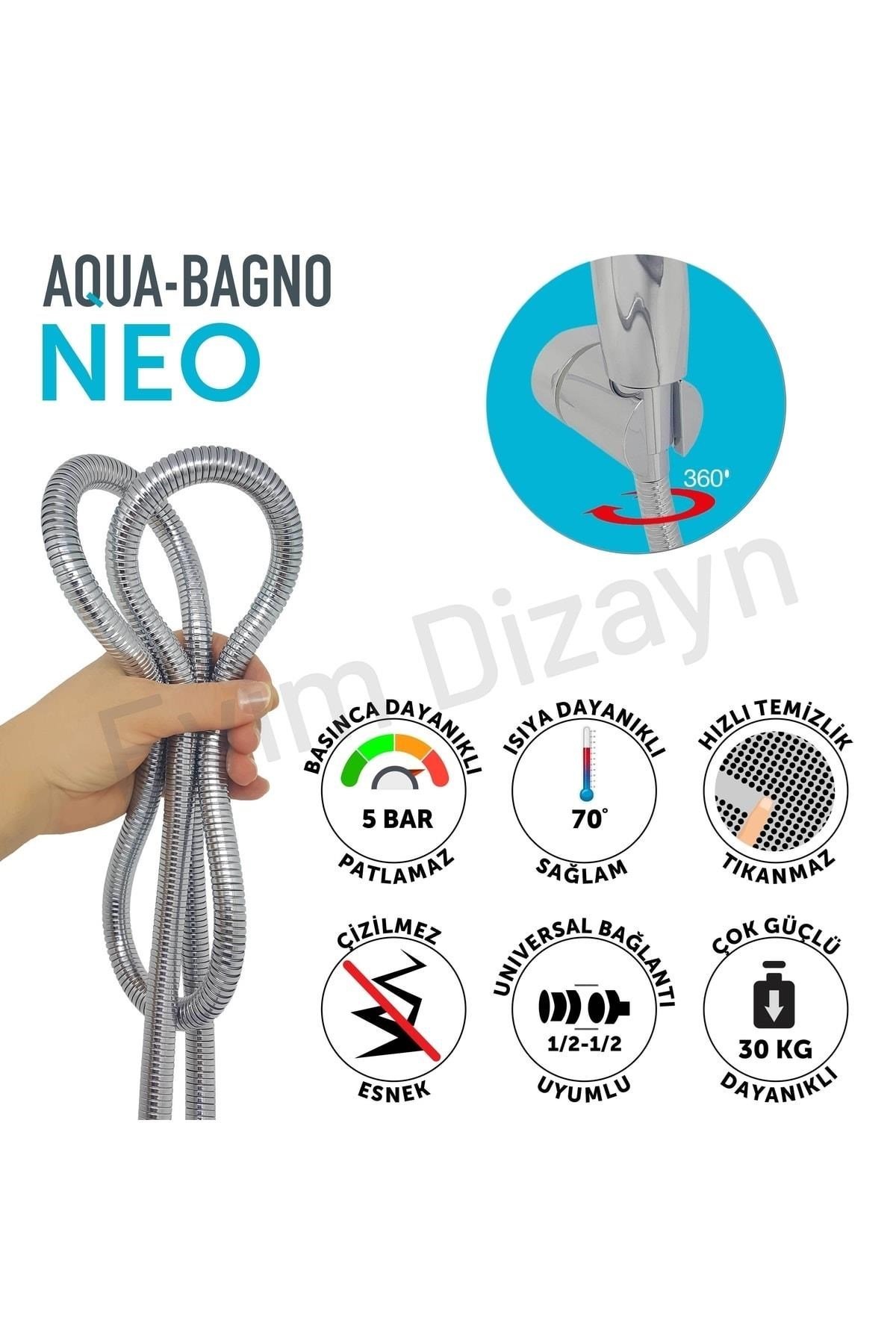 Neo El Duşu - Duş Spirali Hortumu Set 2 Parça | 90.25.26.04