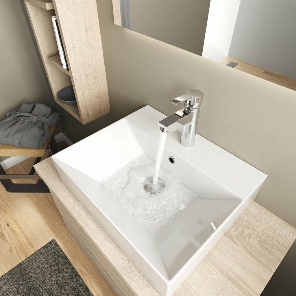 Nuss Safir Lavabo Bataryası- Krom-N-9601