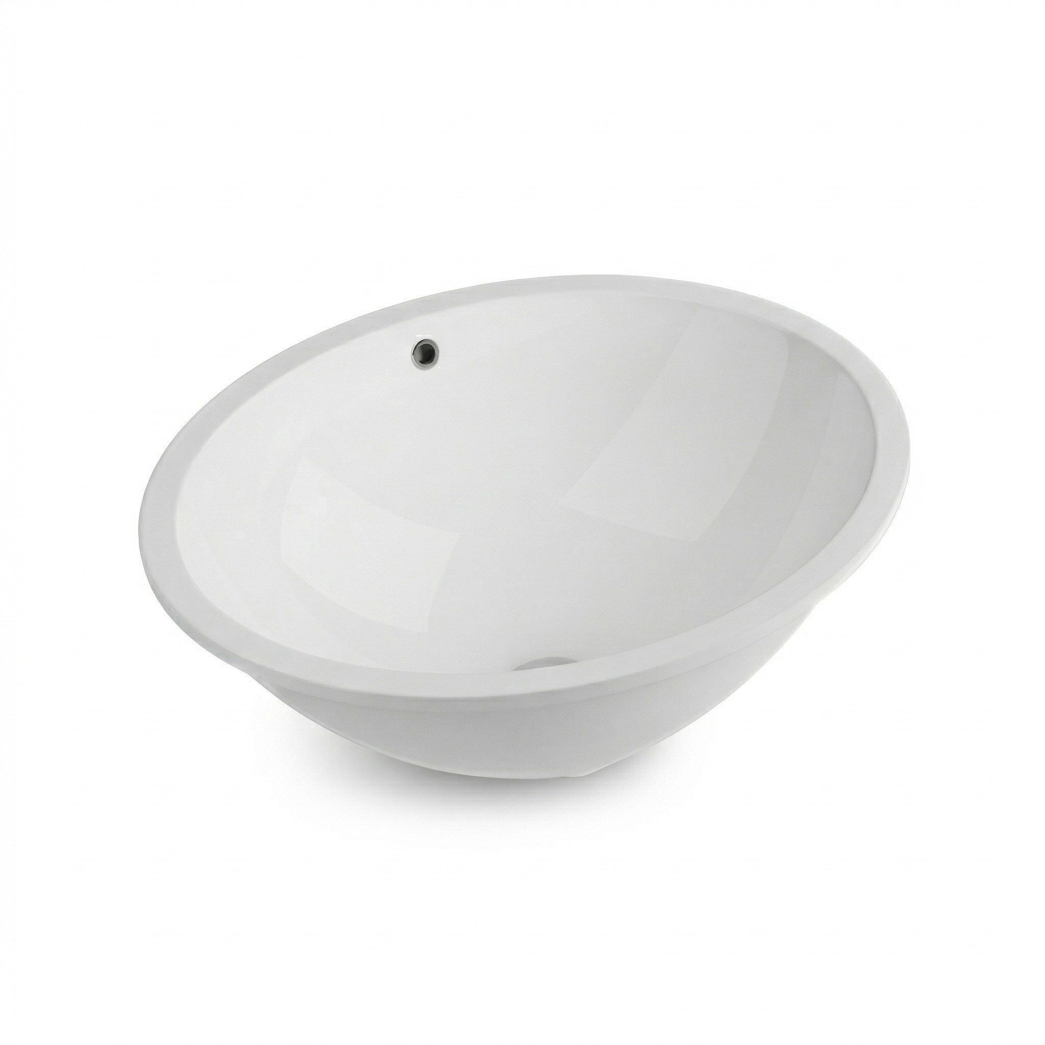 Quarter Bath Tezgah Altı Lavabo 49x39 cm – Gömme Lavabo – Parlak Beyaz Seramik | 70SP25049