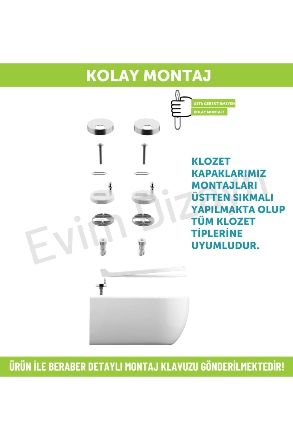 Thin Beyaz Yavaş Kapanan Klozet Kapağı – Duroplast - Yavaş Kapanan | 90.99.50.23
