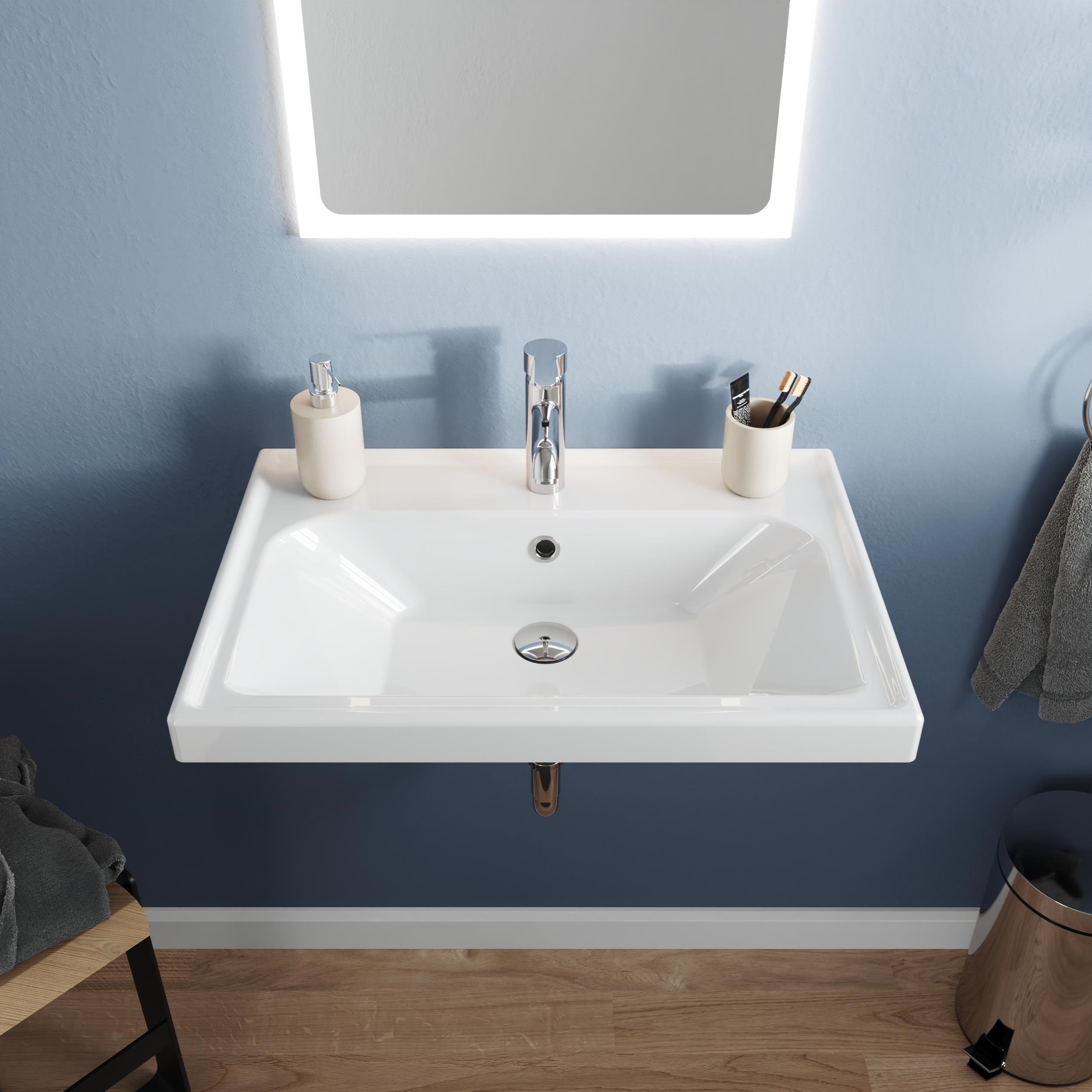 Turkuaz Frame Lavabo 65x45 cm Beyaz | VB015J32U00