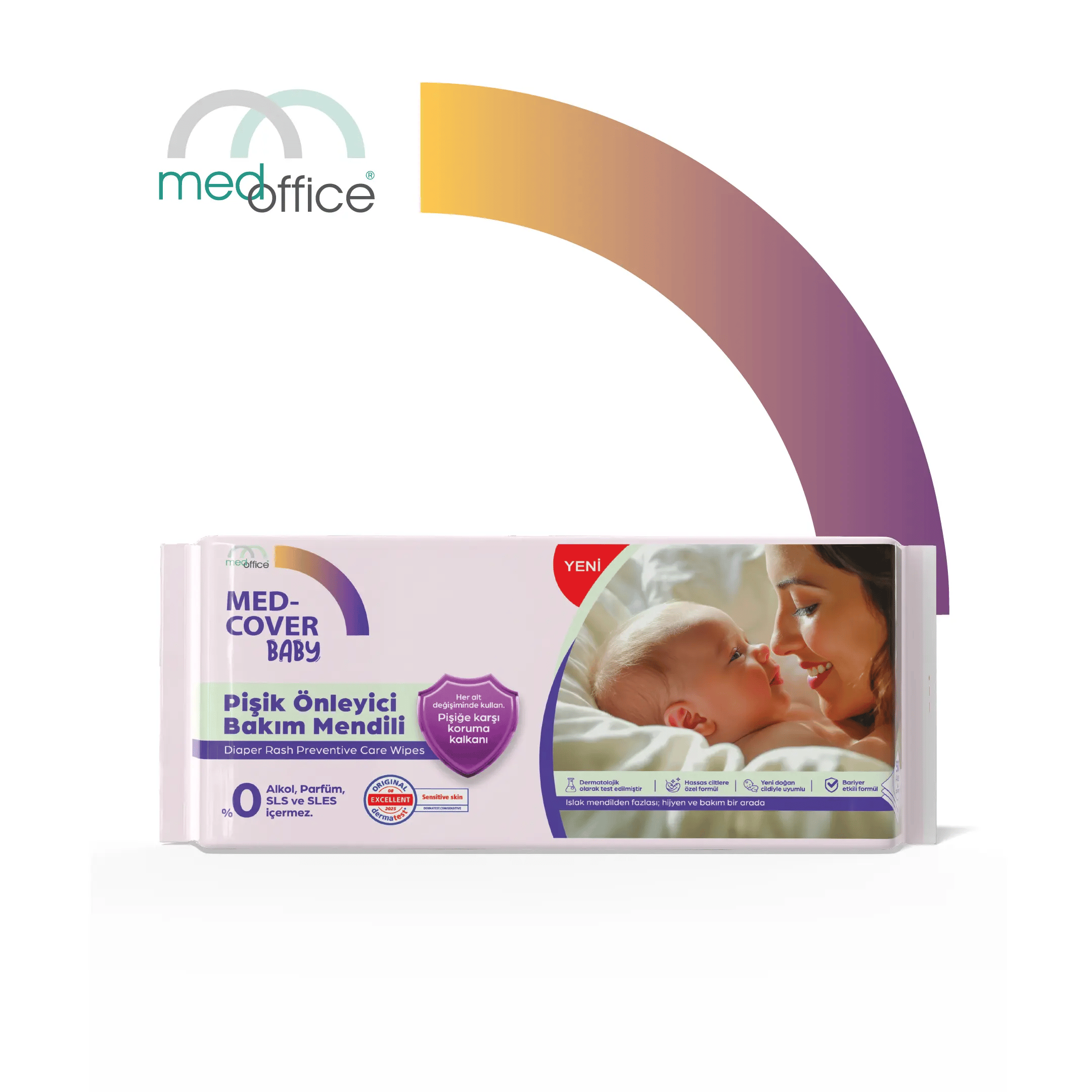 MED-COVER Pişik Önleyici Bebek Mendili