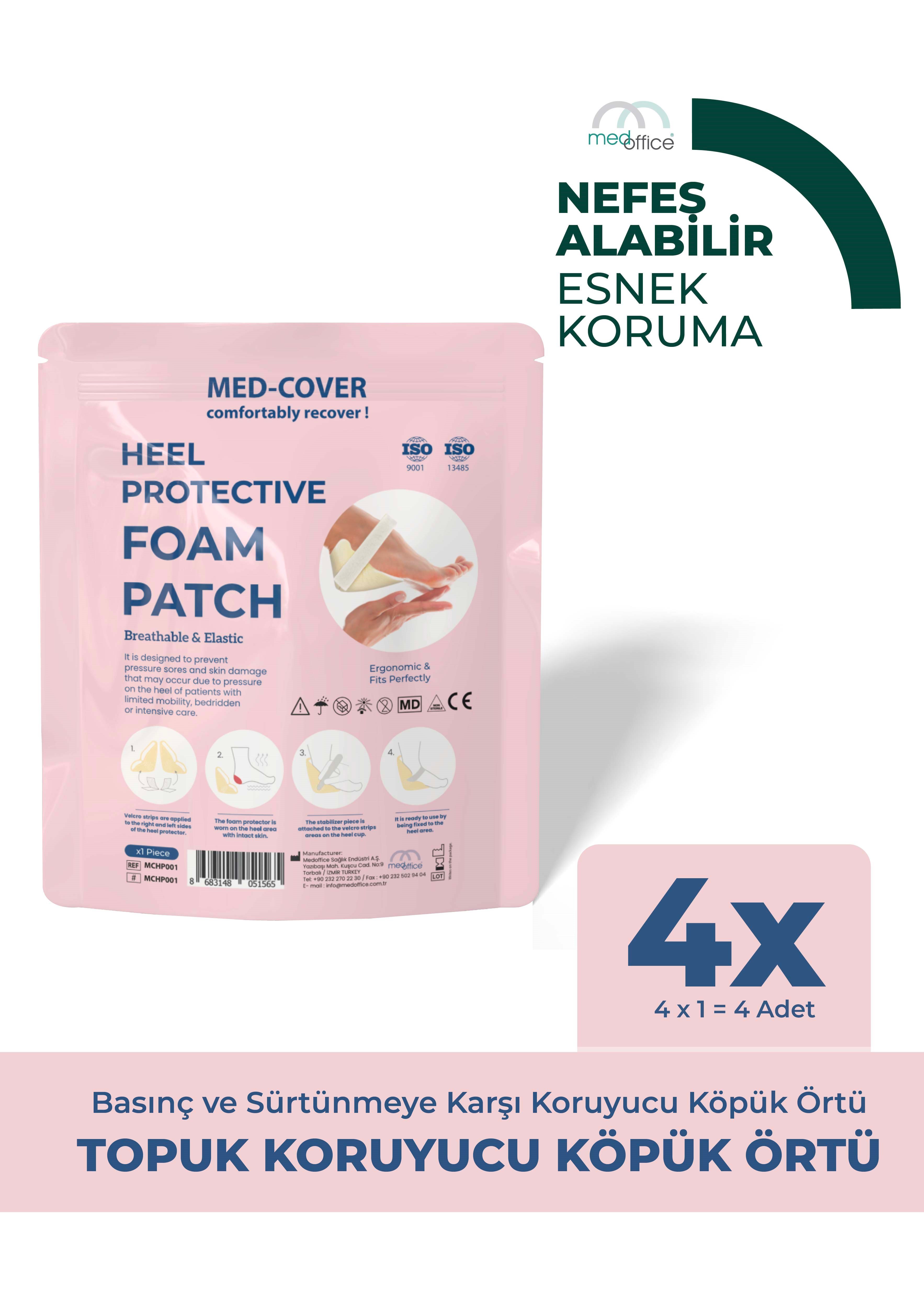 Med-Cover Topuk Koruyucu Örtü x 4 adet