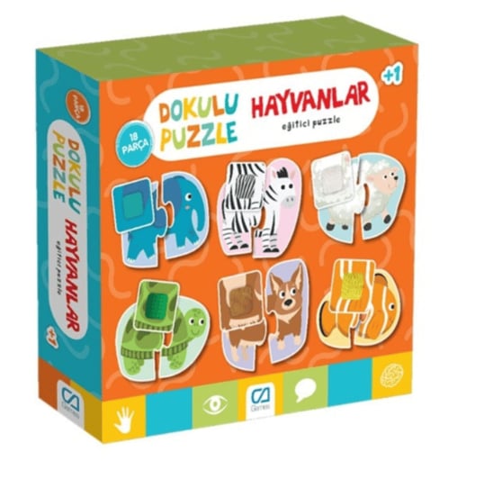 Dokulu Hayvanlar Puzzle