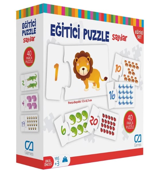 Sayılar Puzzle 40 parça 