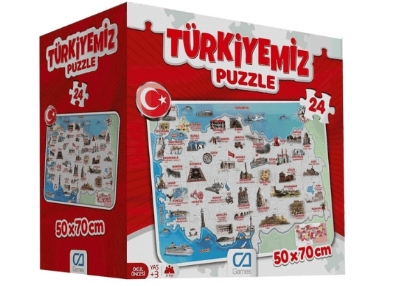 Türkiyemiz Puzzle 24 Parça Puzzle