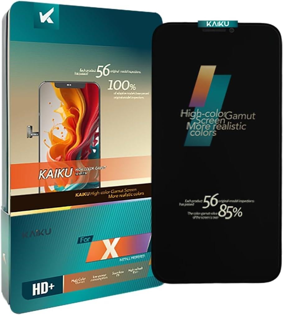 İPHONE X UYUMLU LCD DOKUNMATİK EKRAN (HIGH GAMUT CTC GLASS 720P) YÜKSEK RENK VE ÇÖZÜNÜRLÜK KALİTESİ