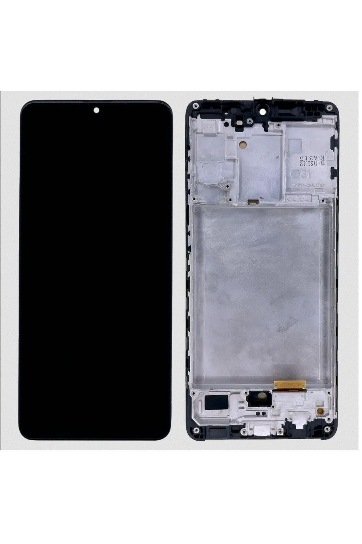 SAMSUNG A31 A315 UYUMLU LCD DOKUNMATİK EKRAN OLED ÇITALI SİYAH